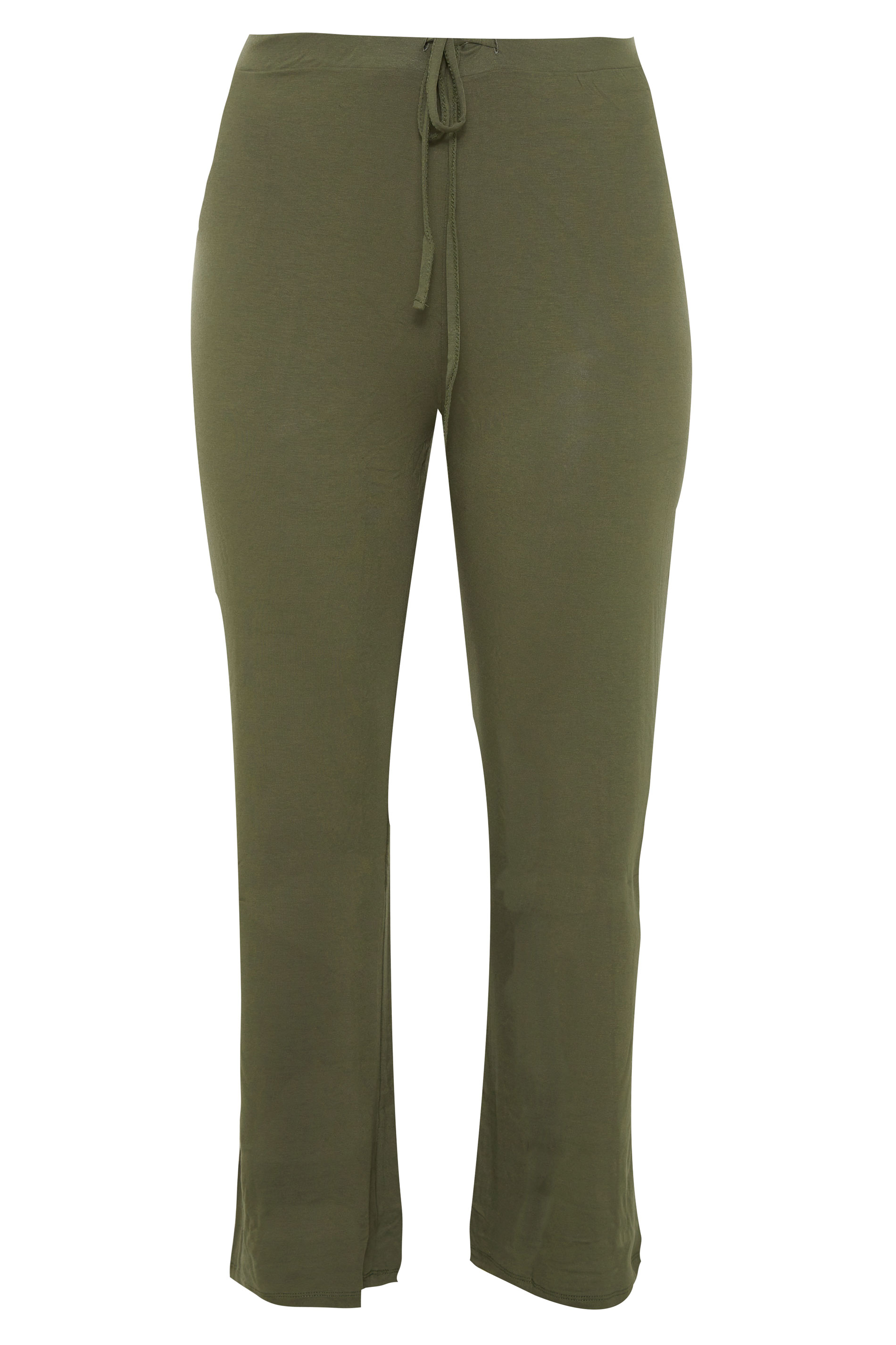 Plus Size Khaki Yoga Pants | Yours Clothing