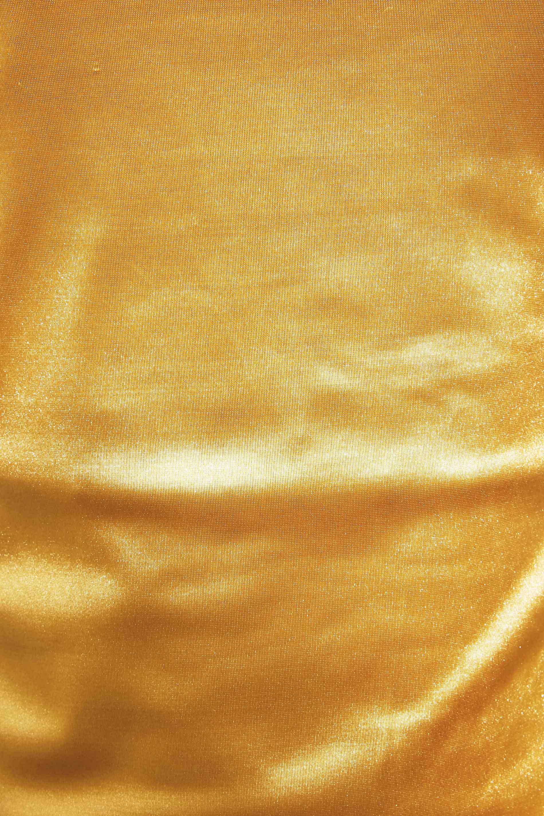 LTS Tall Women's Gold Diamante Strap Satin Mini Slip Dress | Long Tall Sally  1