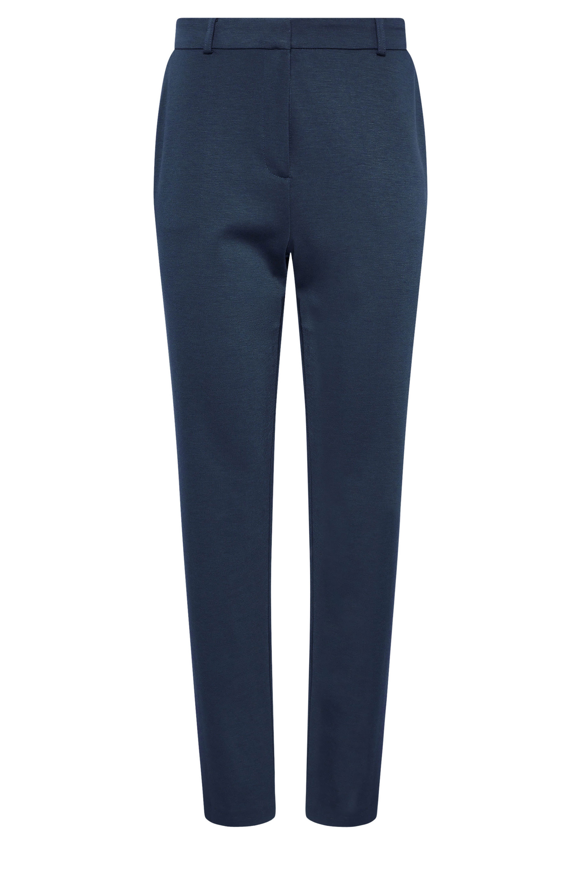 M&Co Navy Blue Ponte Tailored Trousers | M&Co 5