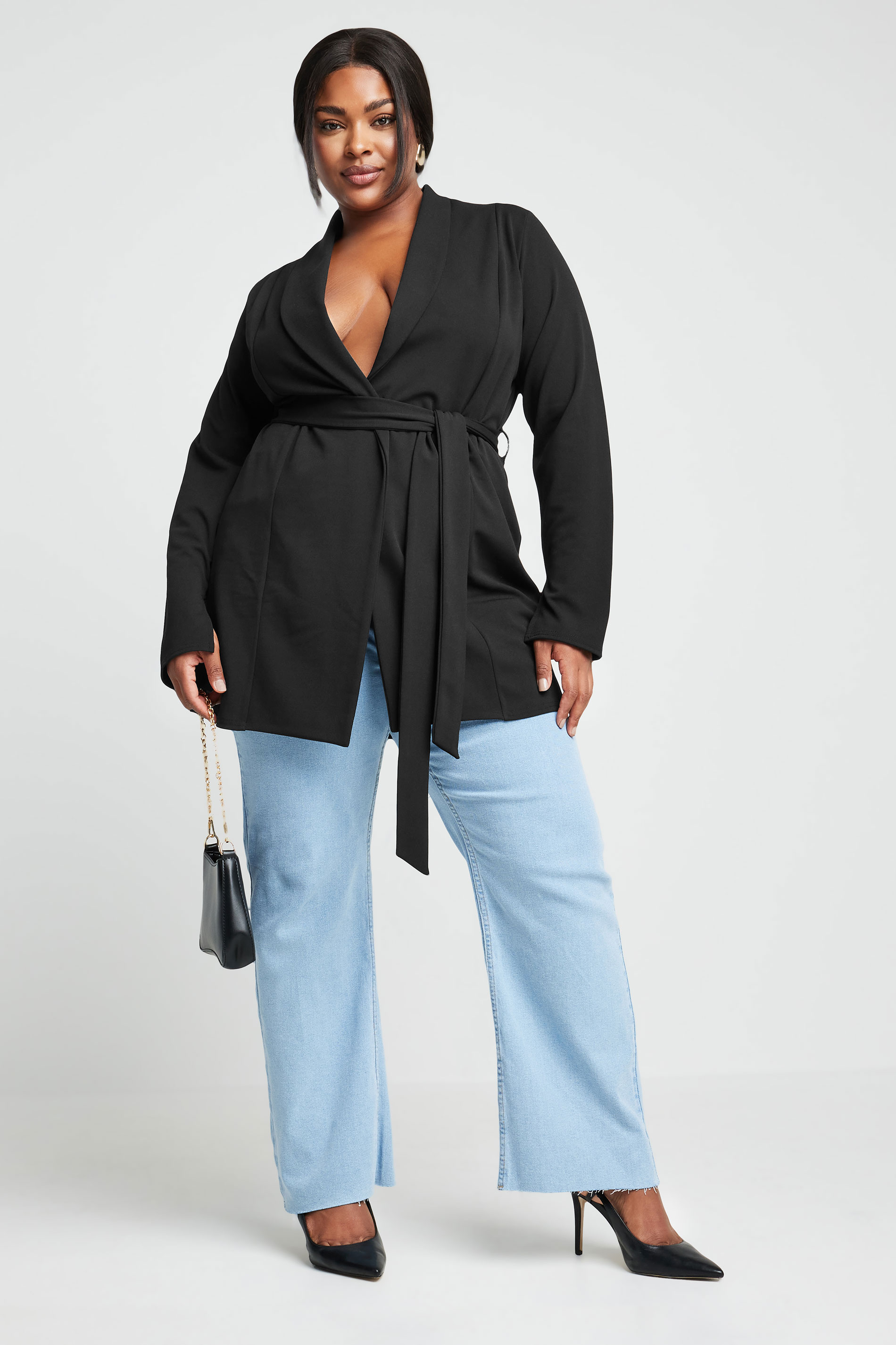 LIMITED COLLECTION Plus Size Black Blazer | Yours Clothing 2