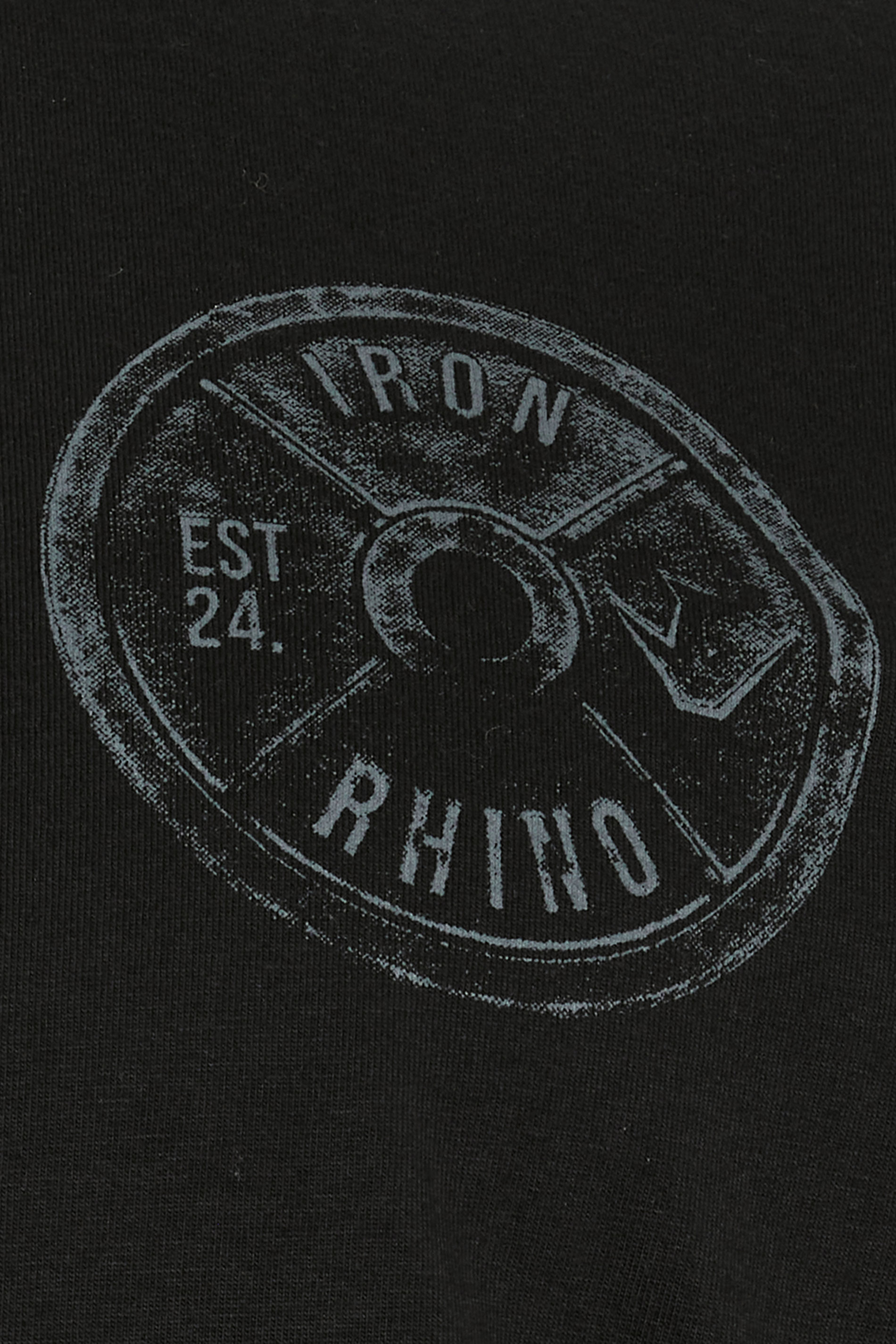 IronRhino Big & Tall Black Weight Plate T-Shirt | BadRhino 8