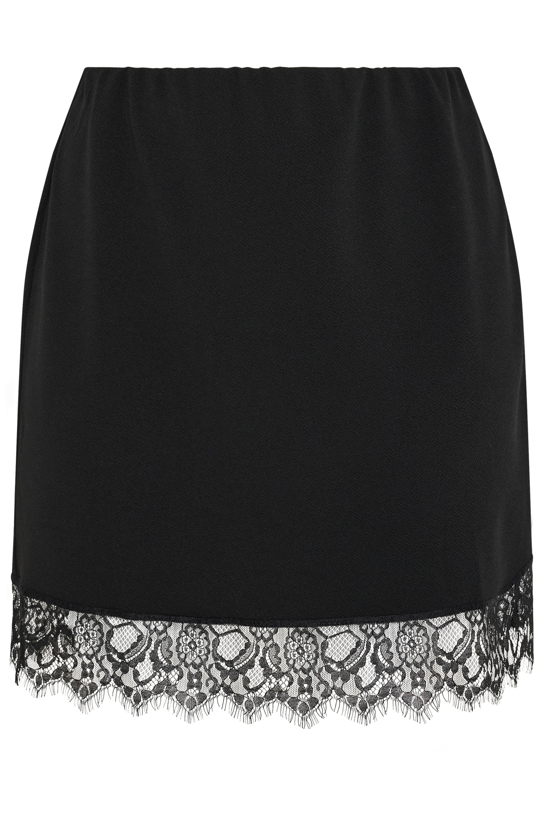 LIMITED COLLECTION Curve Lace Hem Mini Skirt | Yours Clothing 5
