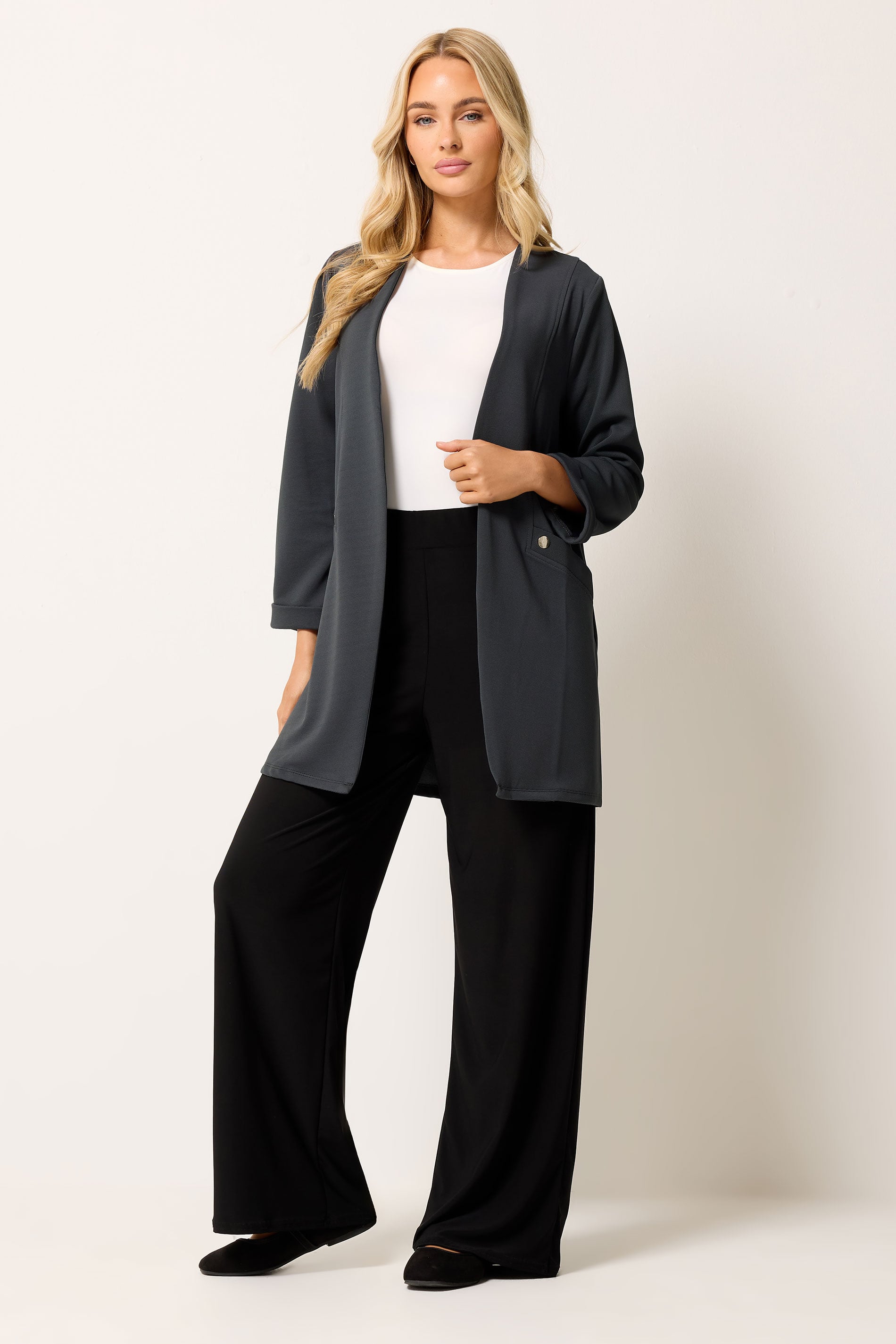 M&Co Black Textured Jersey Jacket | M&Co 2