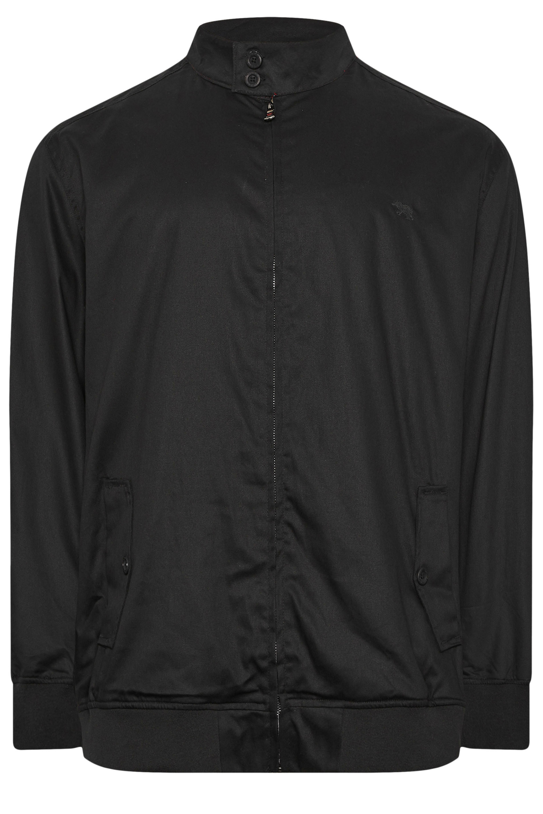 D555 Big & Tall Black Harrington Jacket | BadRhino 2