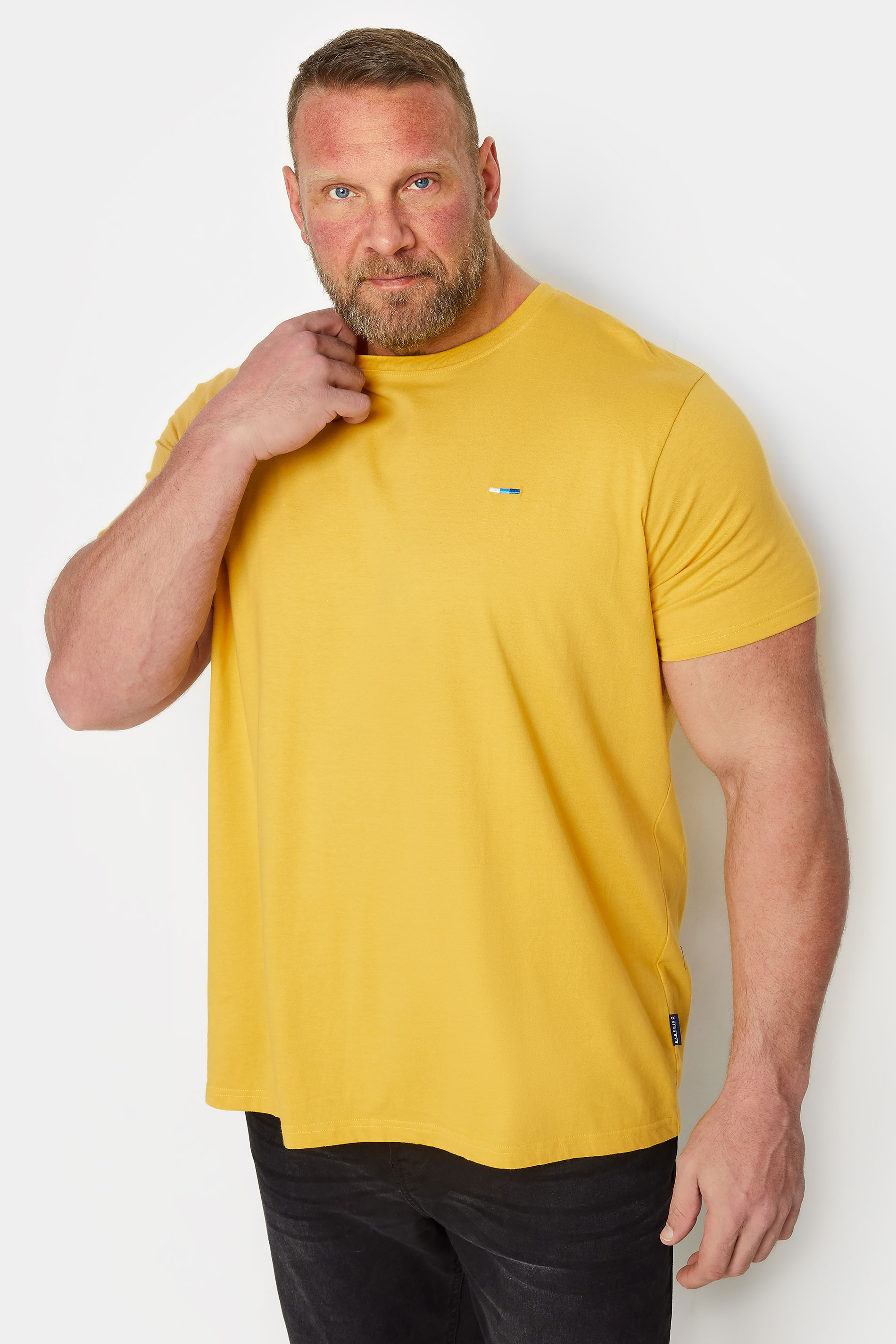 BadRhino Big & Tall Mustard Yellow Core T-Shirt | BadRhino 1
