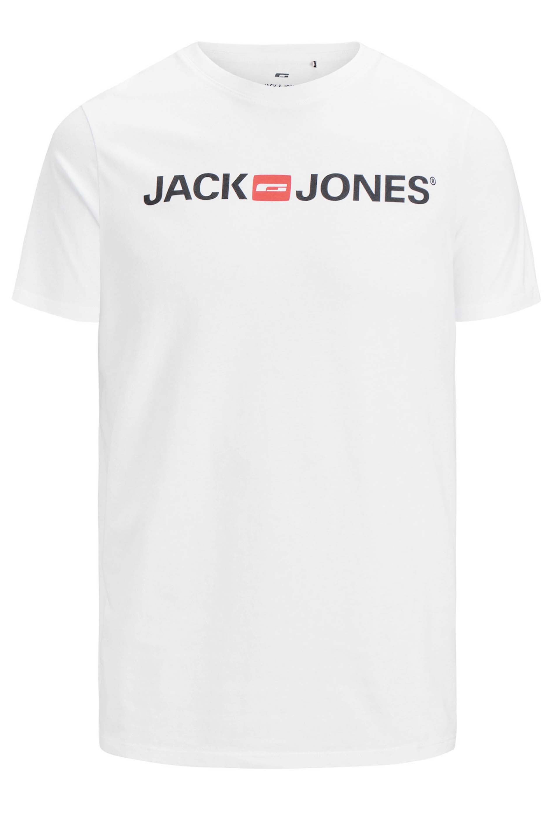 JACK & JONES White Logo T-Shirt | Bad Rhino 2