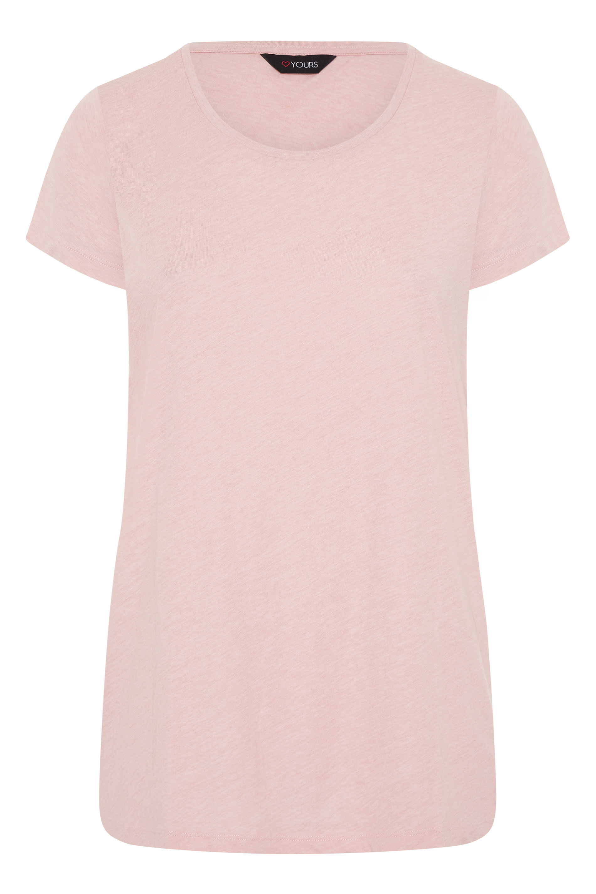 pink marl t shirt
