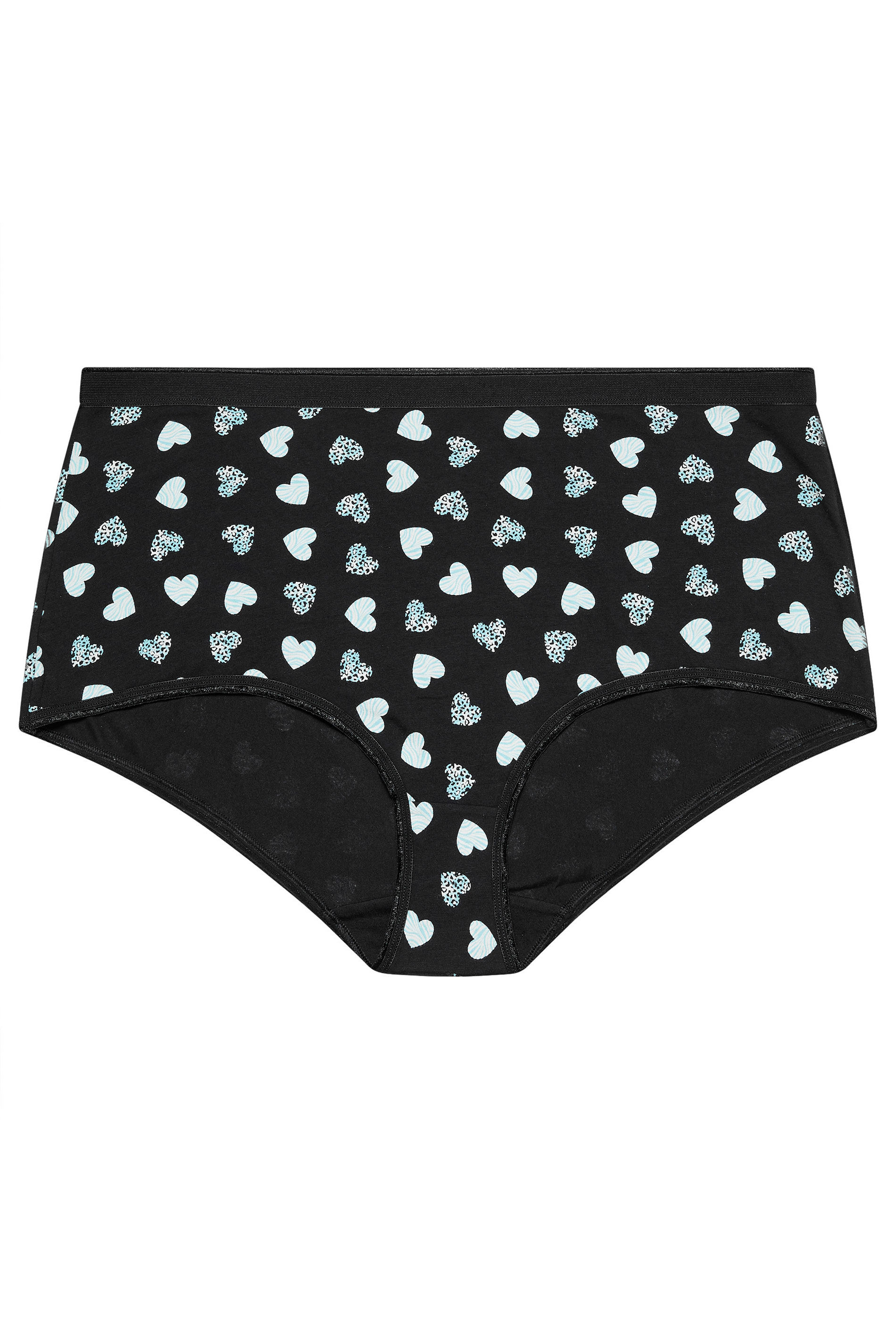 YOURSET 5 PACK Plus Size Blue Animal Star Full Briefs | Yours Clothing 8