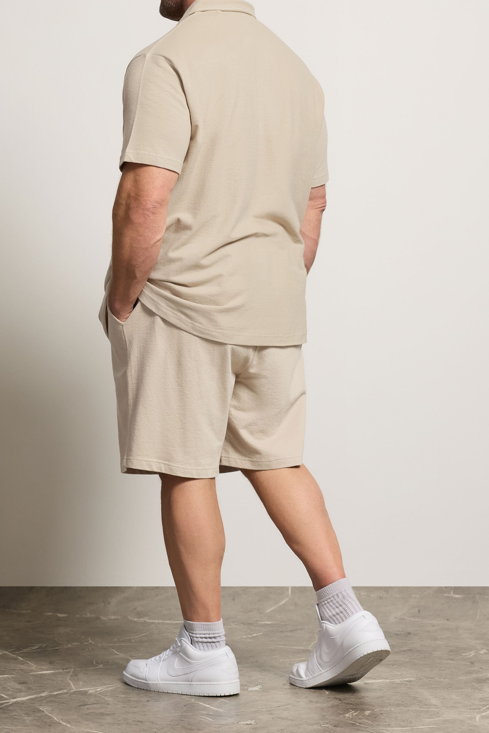 BadRhino Big & Tall Stone Brown Jersey Shorts | BadRhino 2