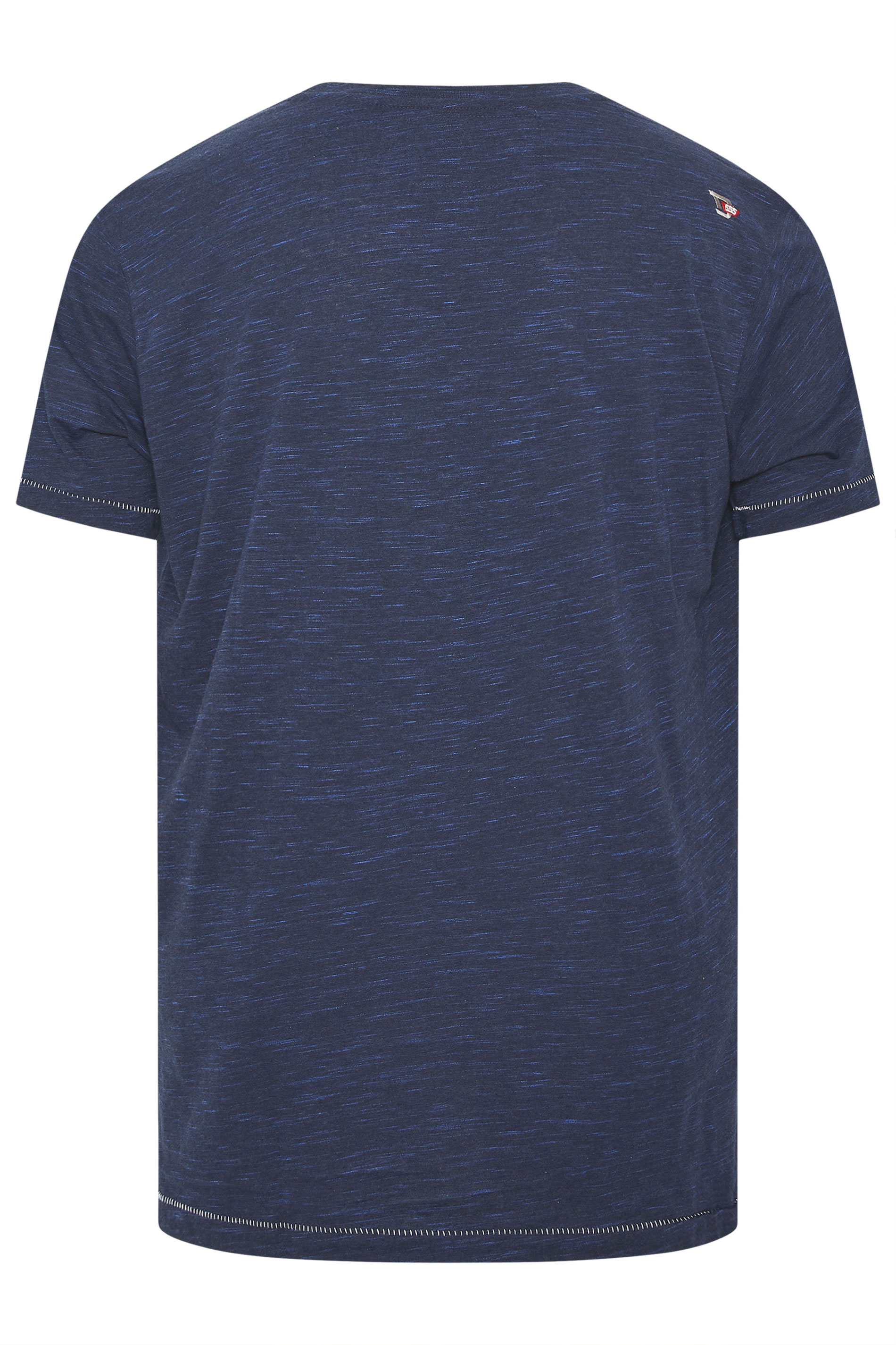 D555 Big & Tall Navy Blue 'Grumpy Man' Graphic T-Shirt | BadRhino 4