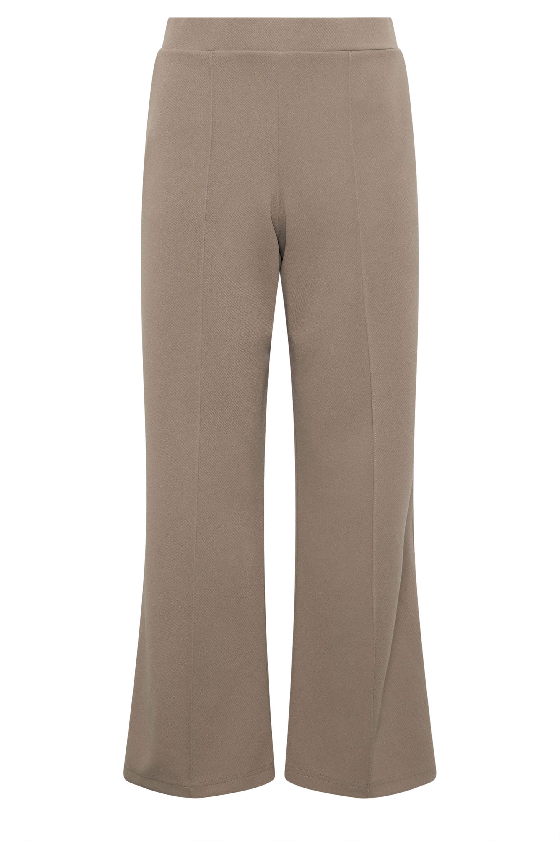 M&Co Mocha Brown Pintuck Wide Leg Trousers | M&Co  5