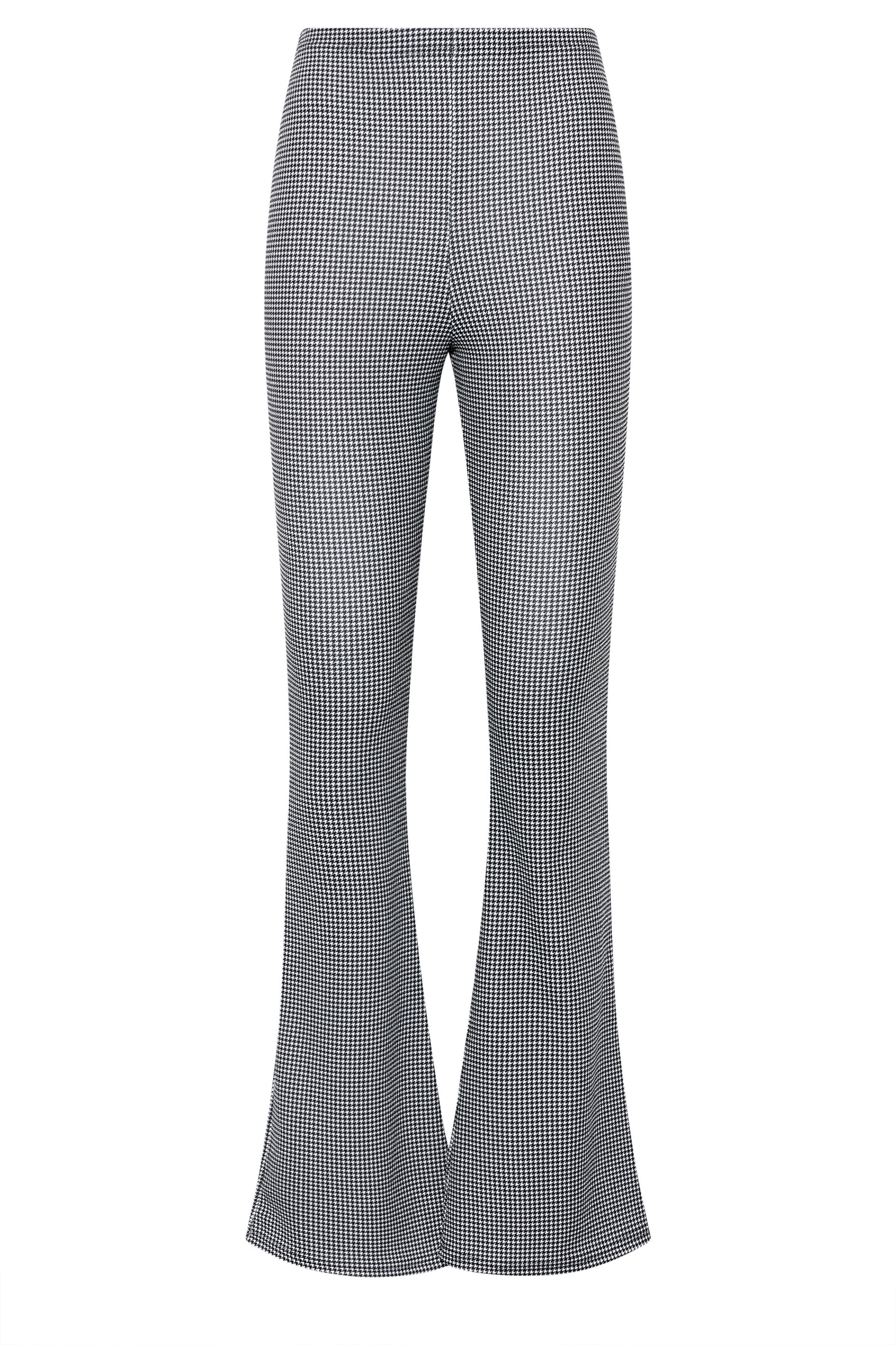 LTS Tall Women's Black Check Flared Trousers | Long Tall Sally 5