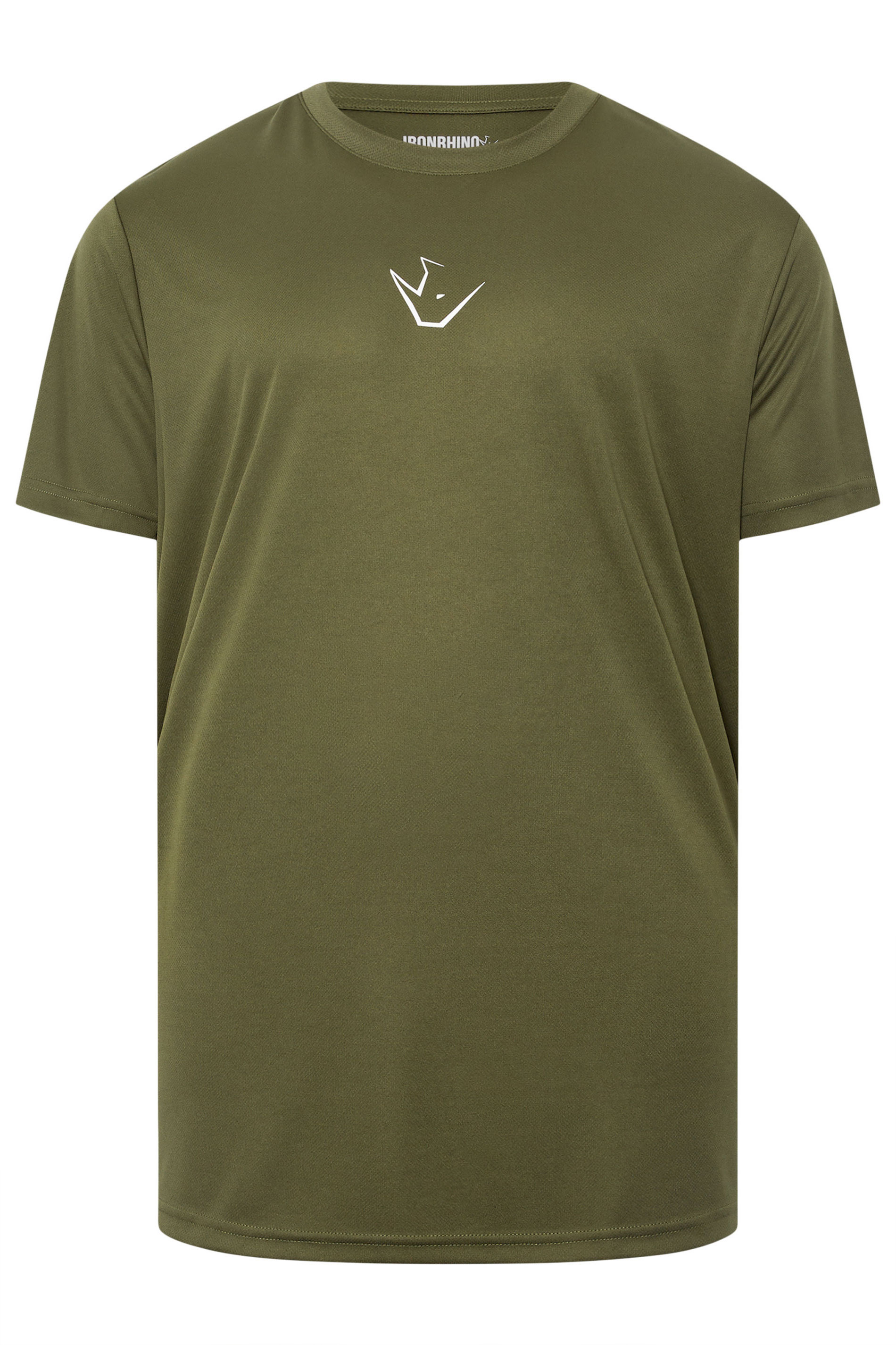 IronRhino Big & Tall Olive Green Performance T-Shirt | BadRhino 5