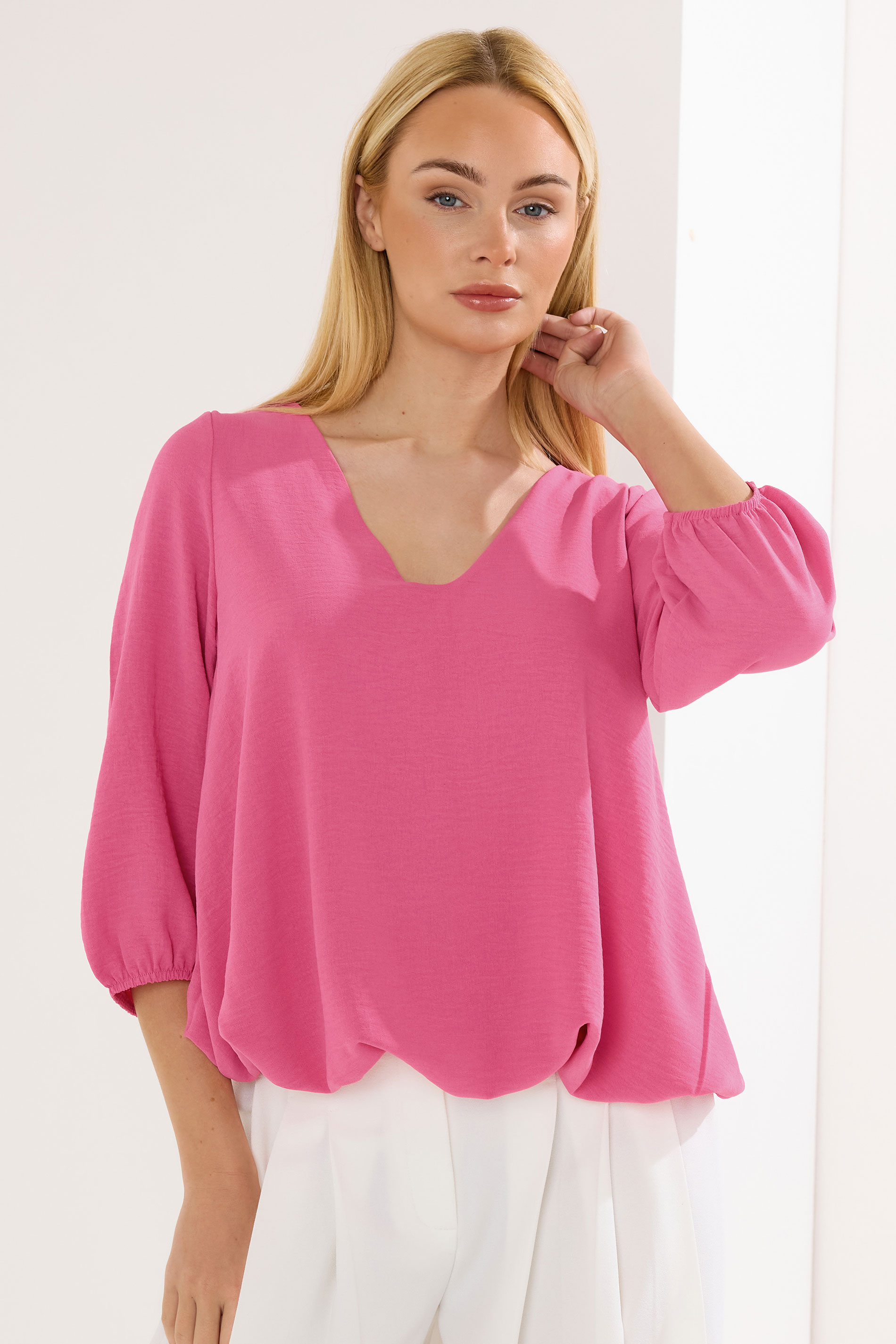 STAR Pink Bubble Hem Top | StarByJM 3