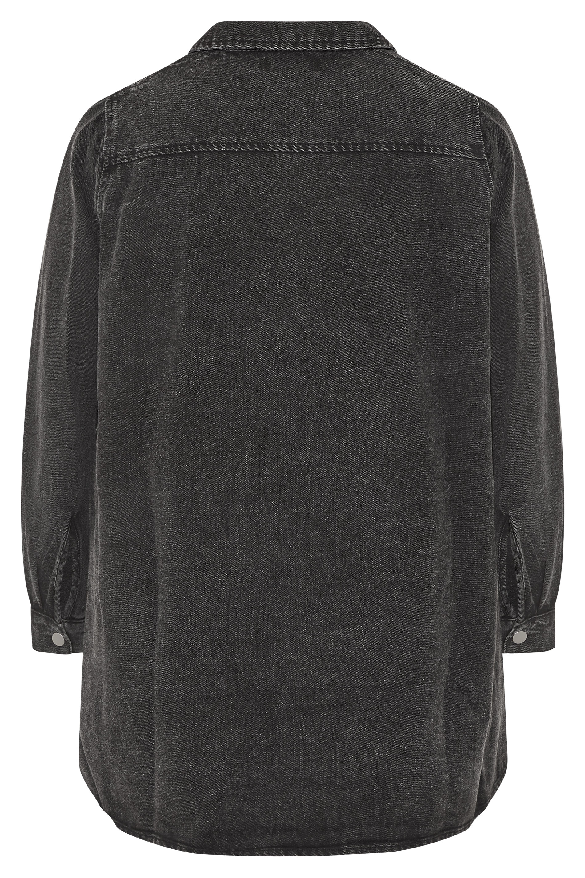 black denim shacket