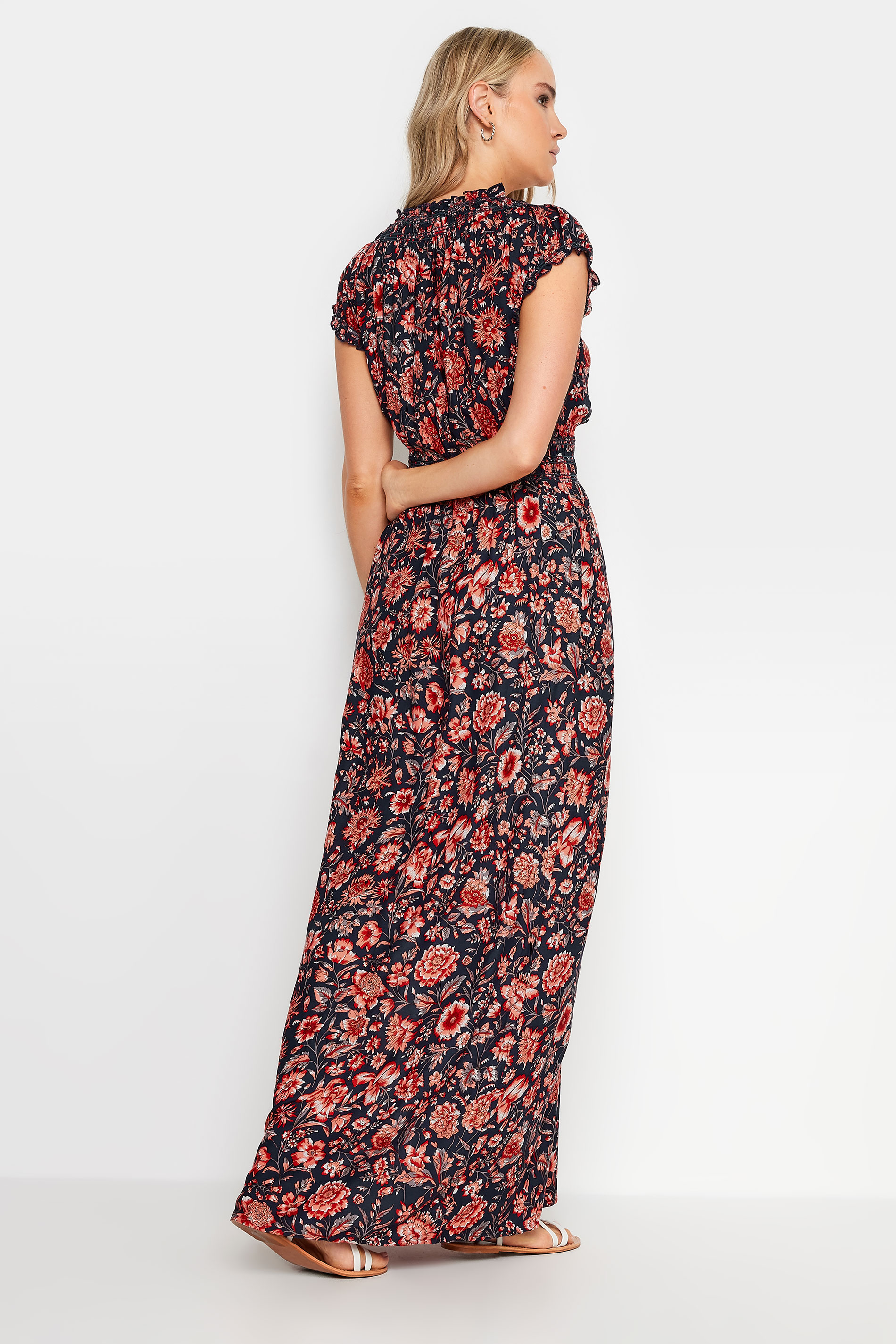 LTS Tall Women's Red Floral Maxi Dress | Long Tall Sally 3