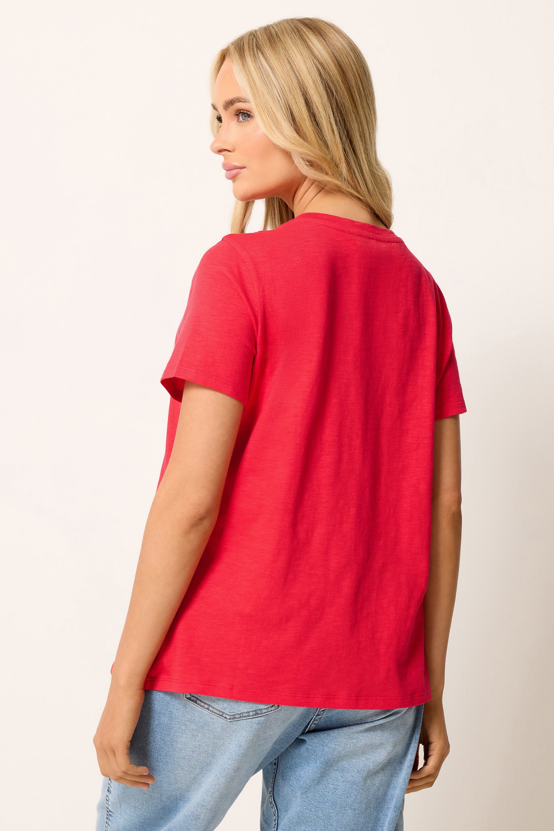 M&Co Red Sardines Graphic Print Cotton T-Shirt | M&Co 4