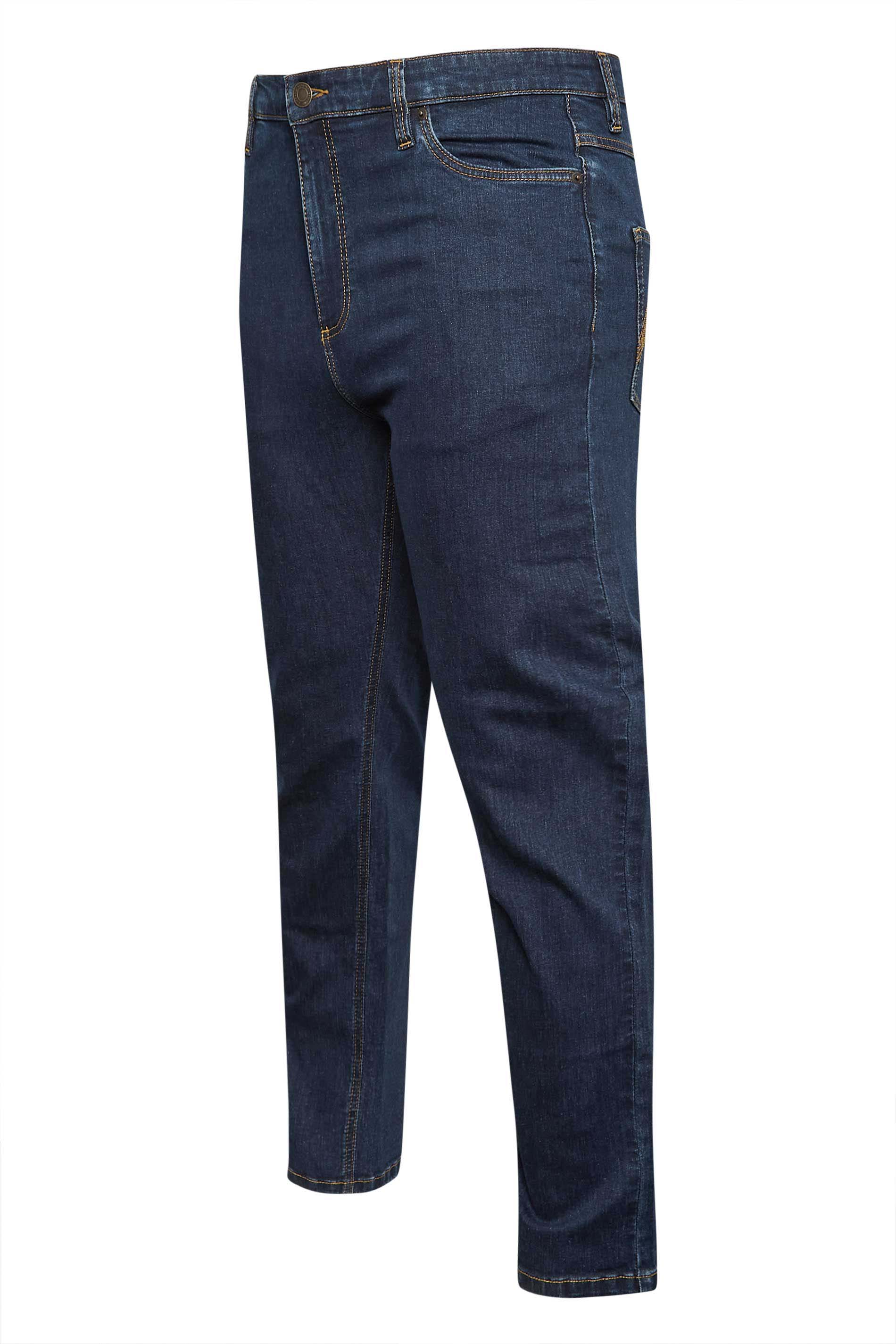 BadRhino Big & Tall Indigo Dark Blue Stretch Jeans | BadRhino 2
