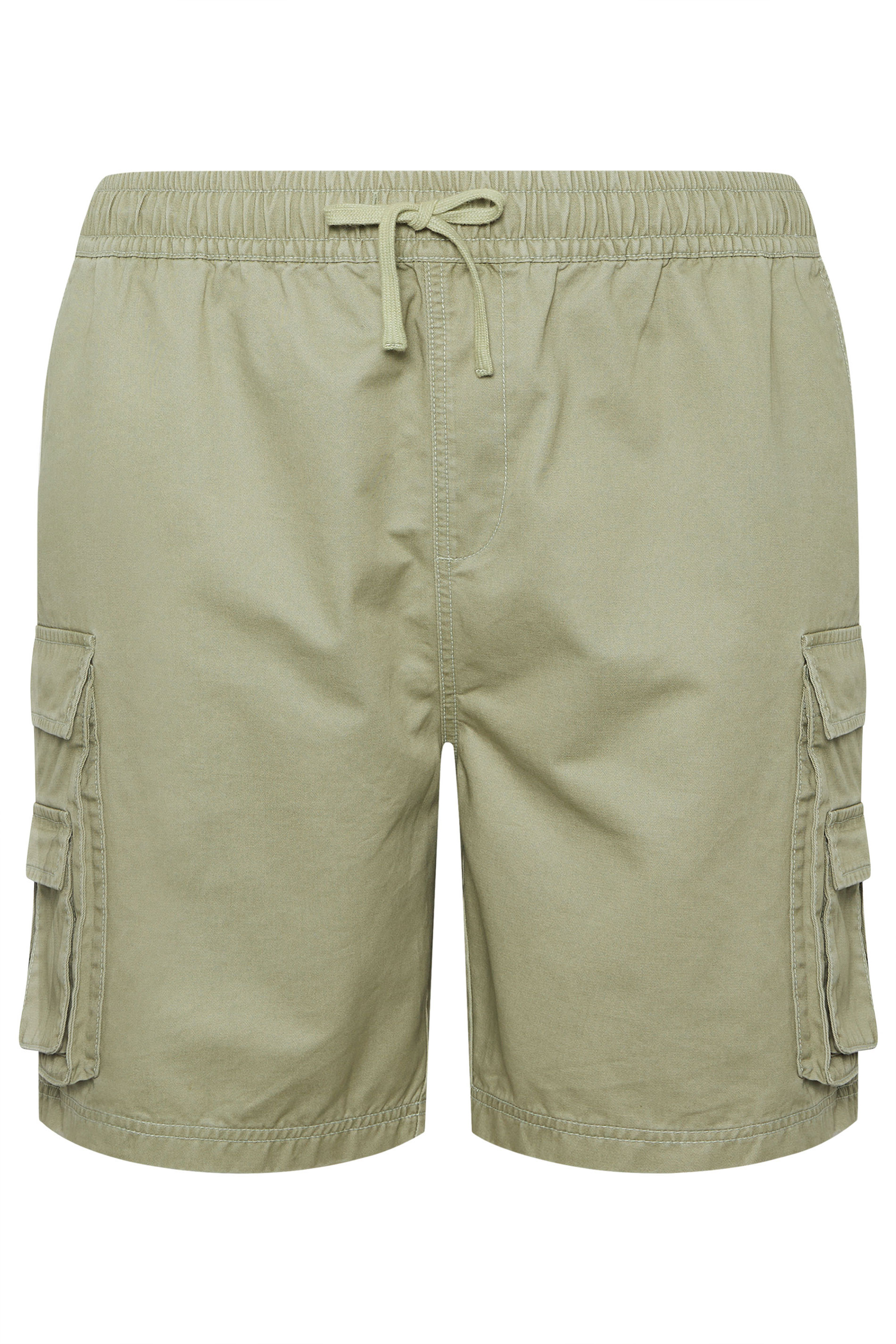 BadRhino Big & Tall Light Green Acid Washed Cargo Shorts | BadRhino 6