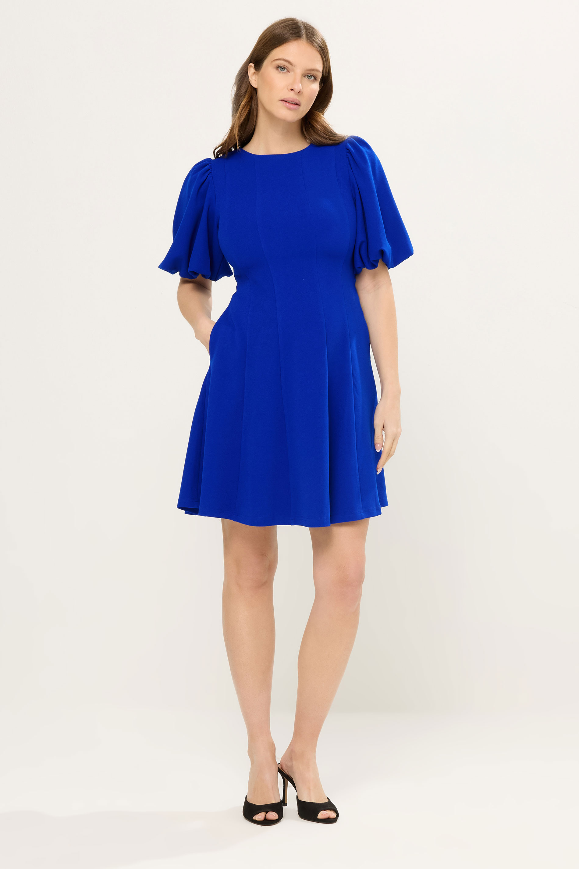 STAR Cobalt Blue Panelled Mini Dress | StarByJM 4