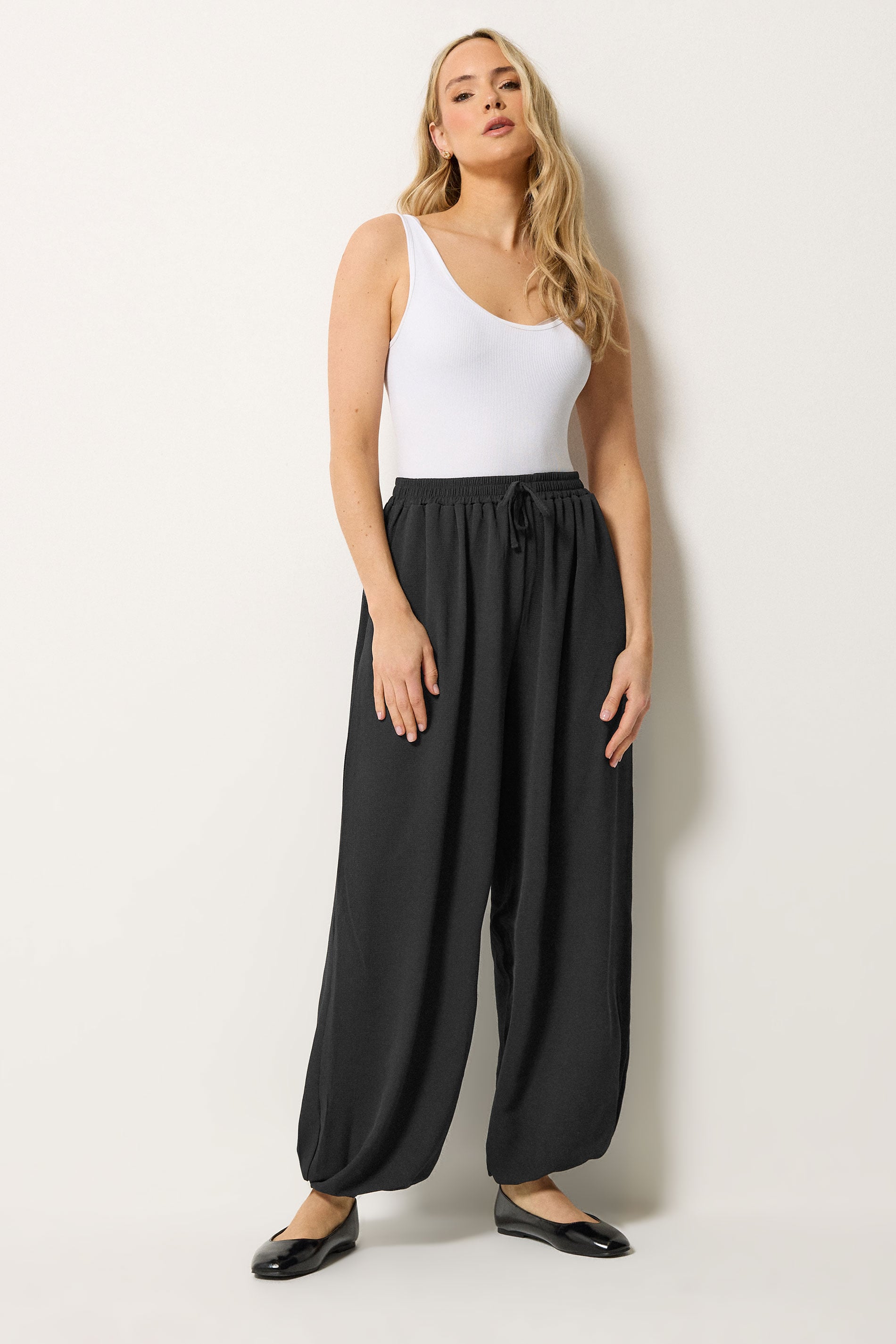 LTS Tall Women's Black Balloon Trousers | Long Tall Sally 3
