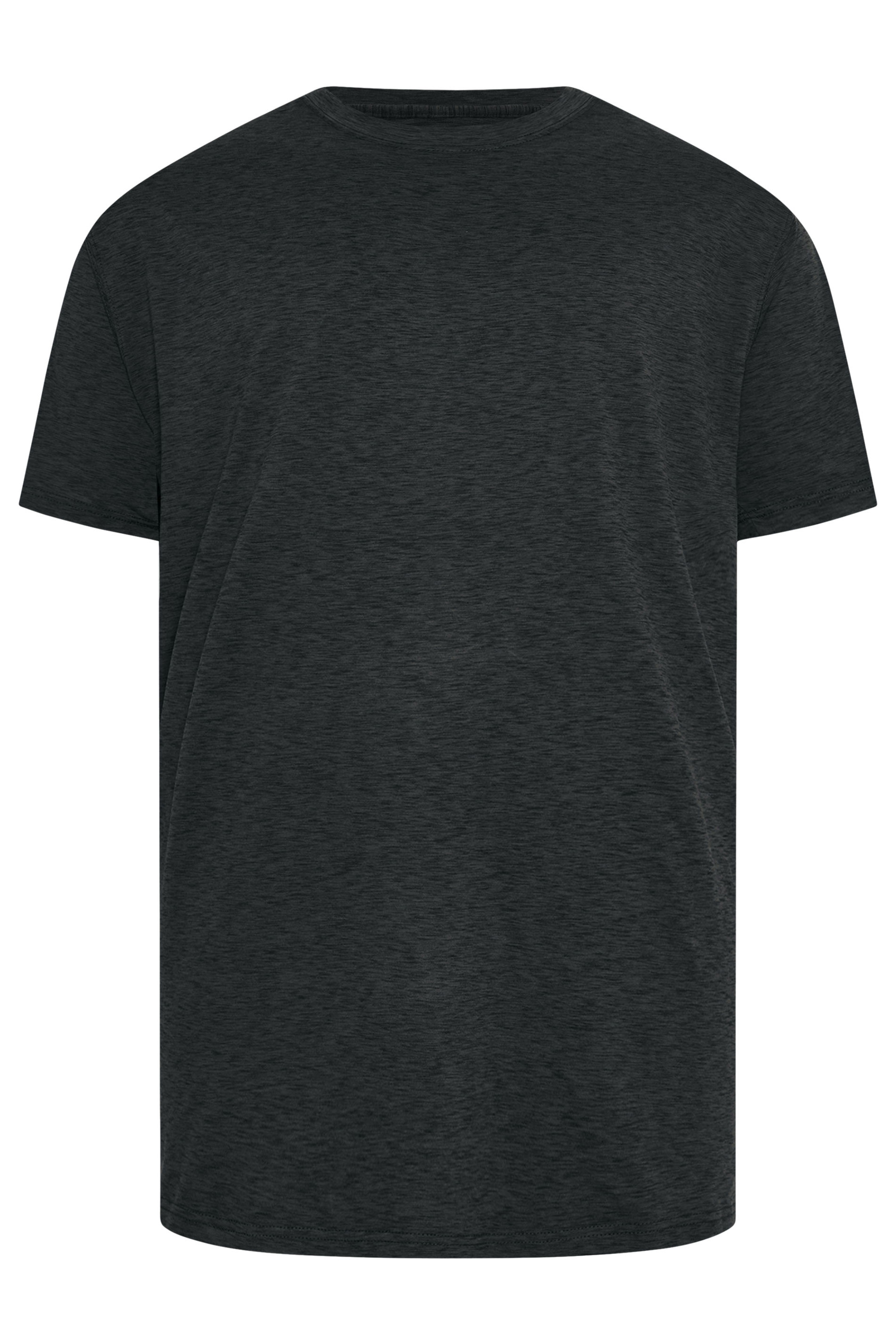KAM Big & Tall Black Active T-Shirt | BadRhino 2