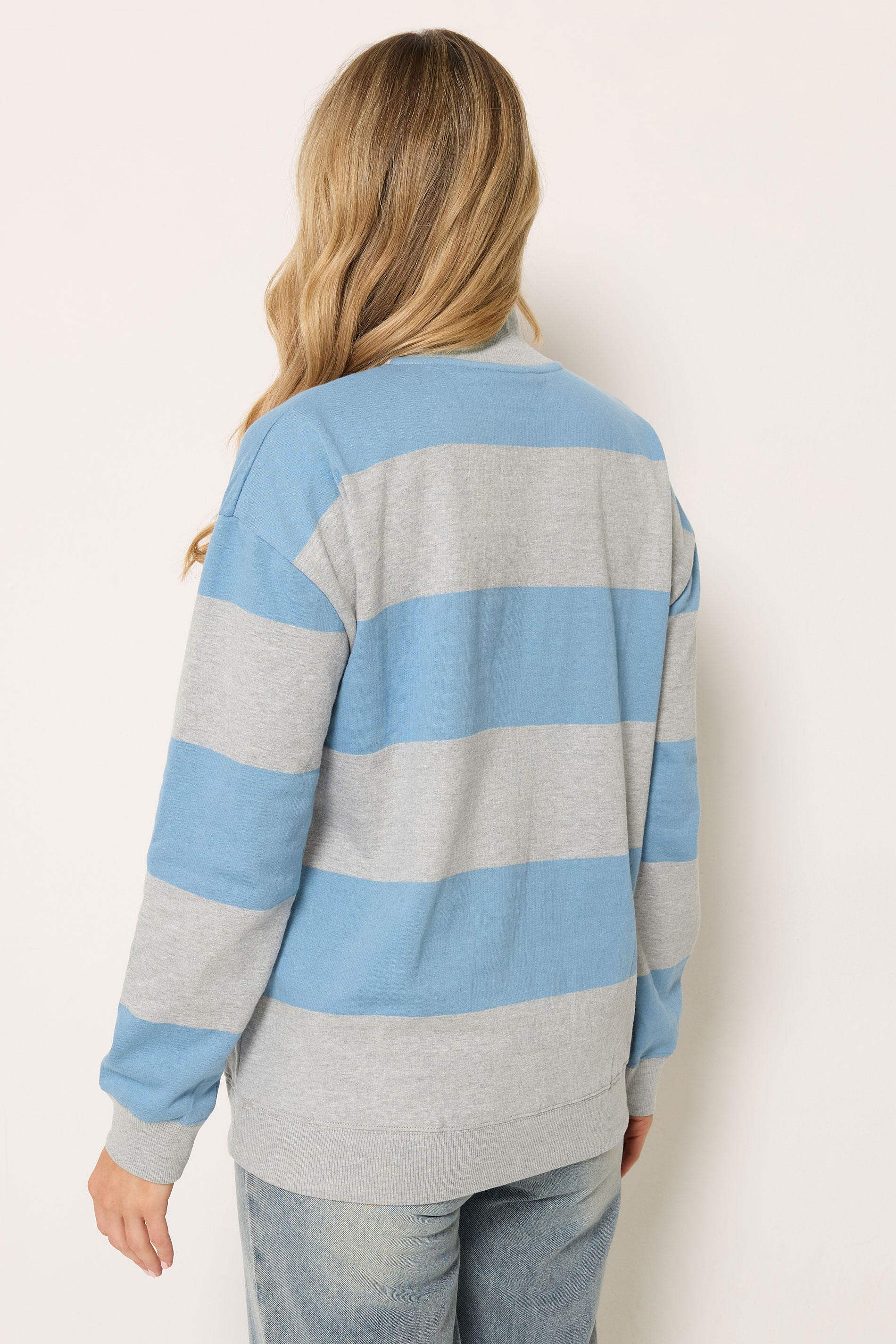LTS Tall Women's Grey Half Zip Sweatshirt | Long Tall Sally 2