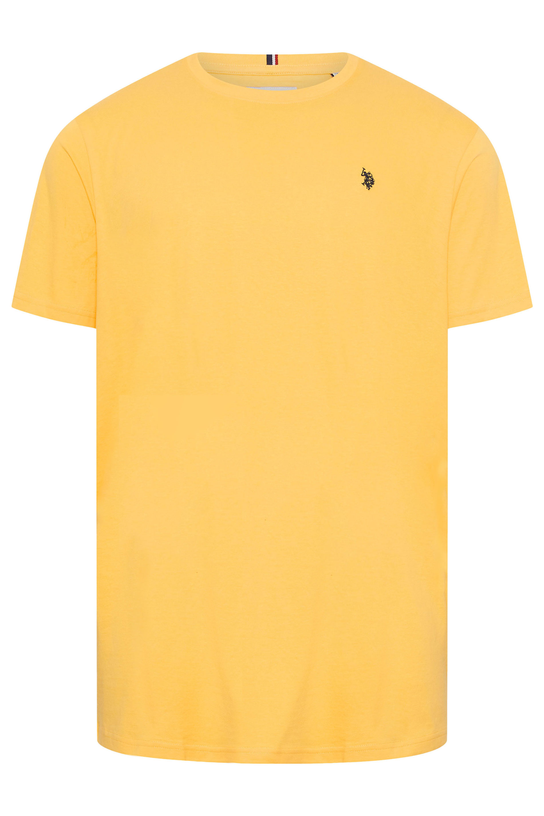 U.S. POLO ASSN. Big & Tall Yellow Short Sleeve T-Shirt | BadRhino 2