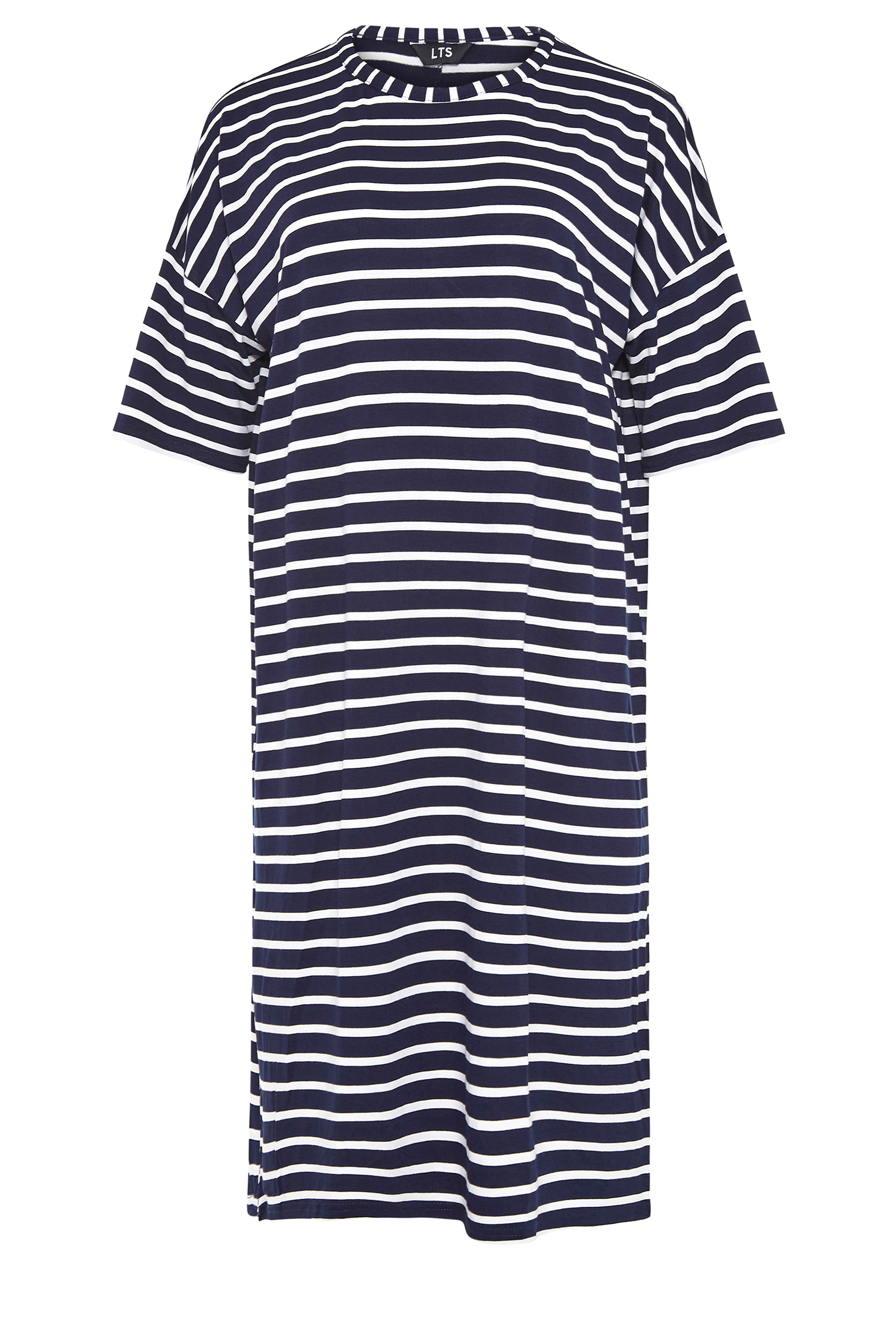 LTS Navy Blue Stripe T-Shirt Dress | Long Tall Sally