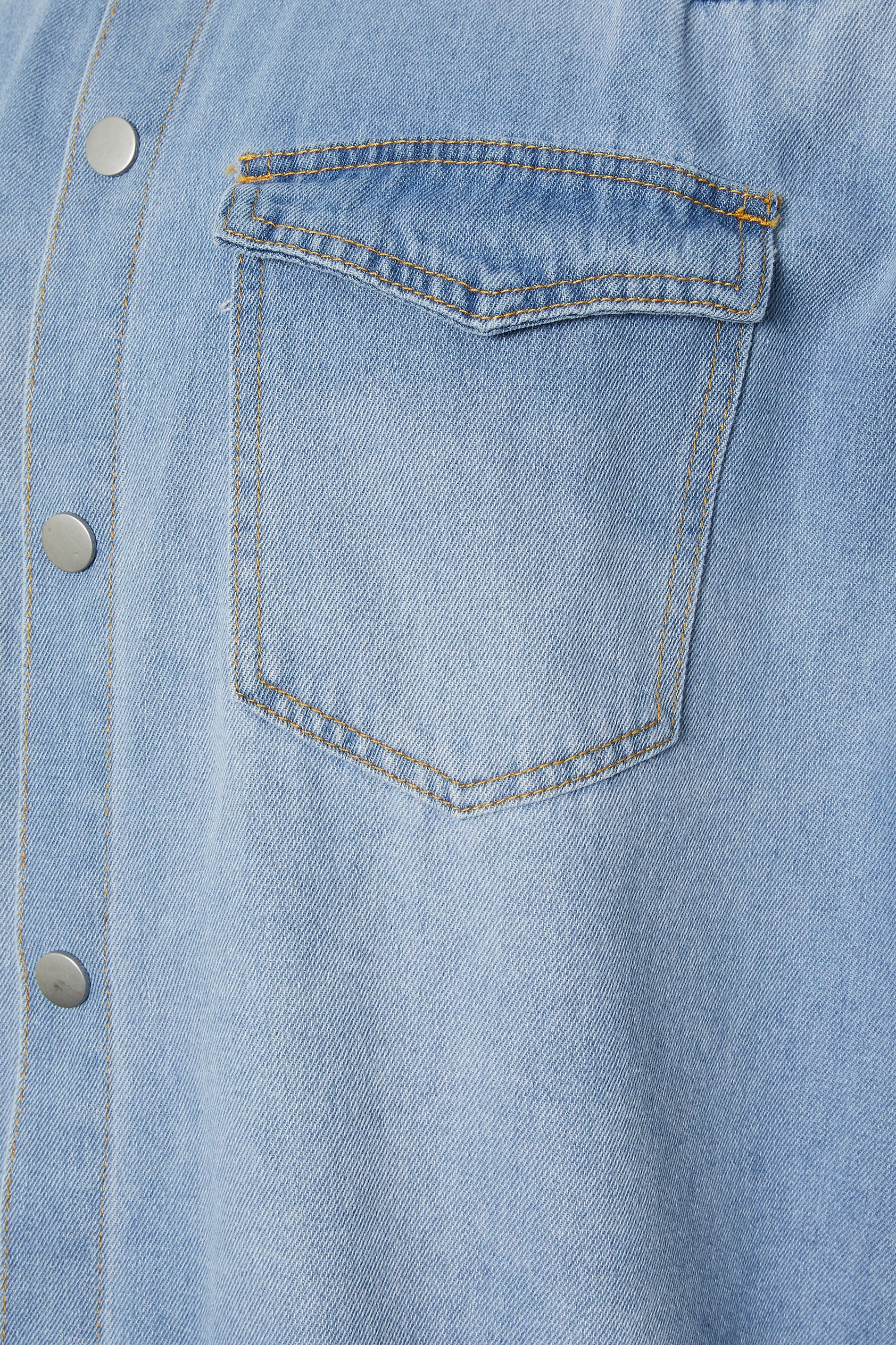 BadRhino Big & Tall Light Blue Denim Shirt | BadRhino 8