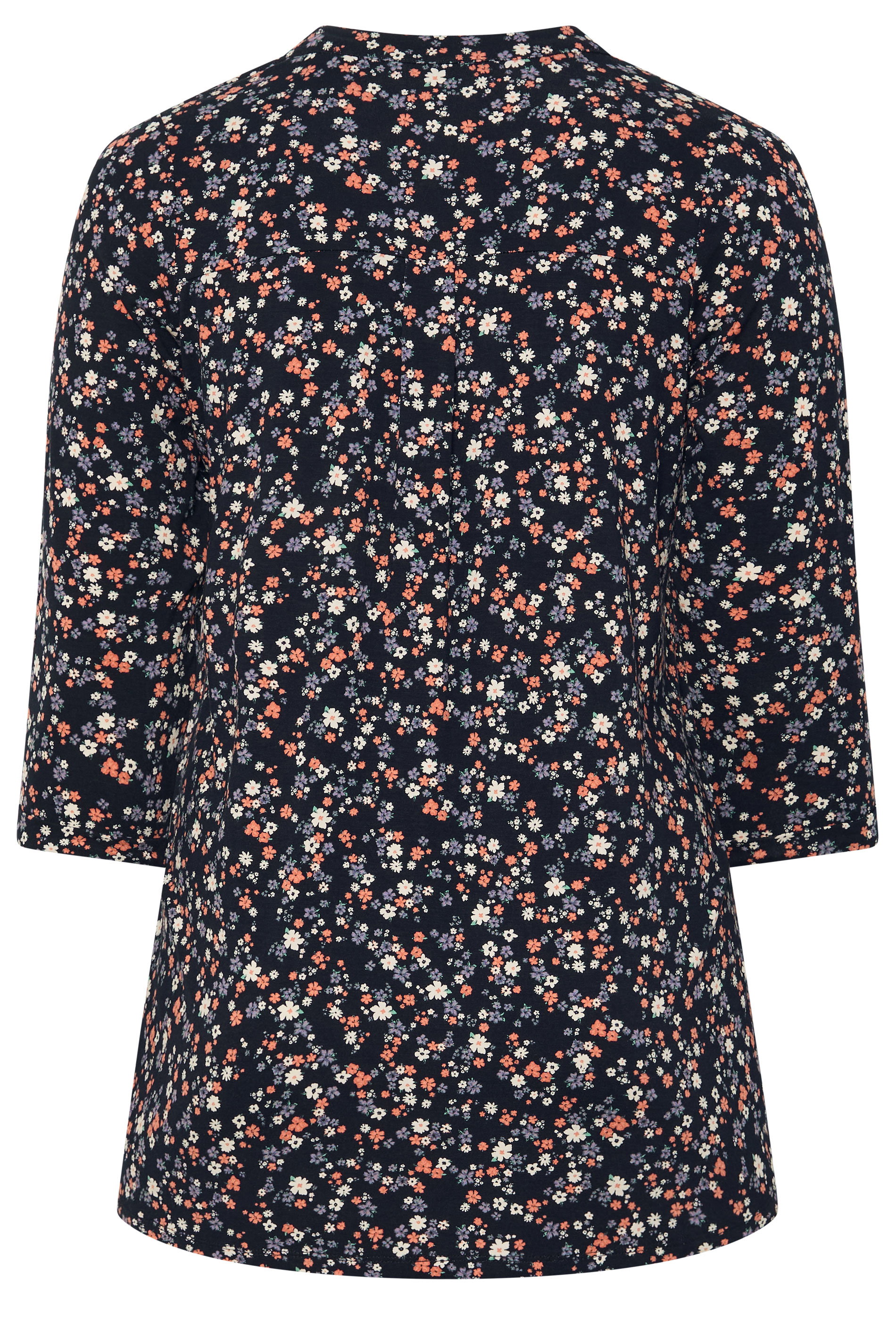 YOURS Plus Size Black Floral Shirt | Yours Clothing 6