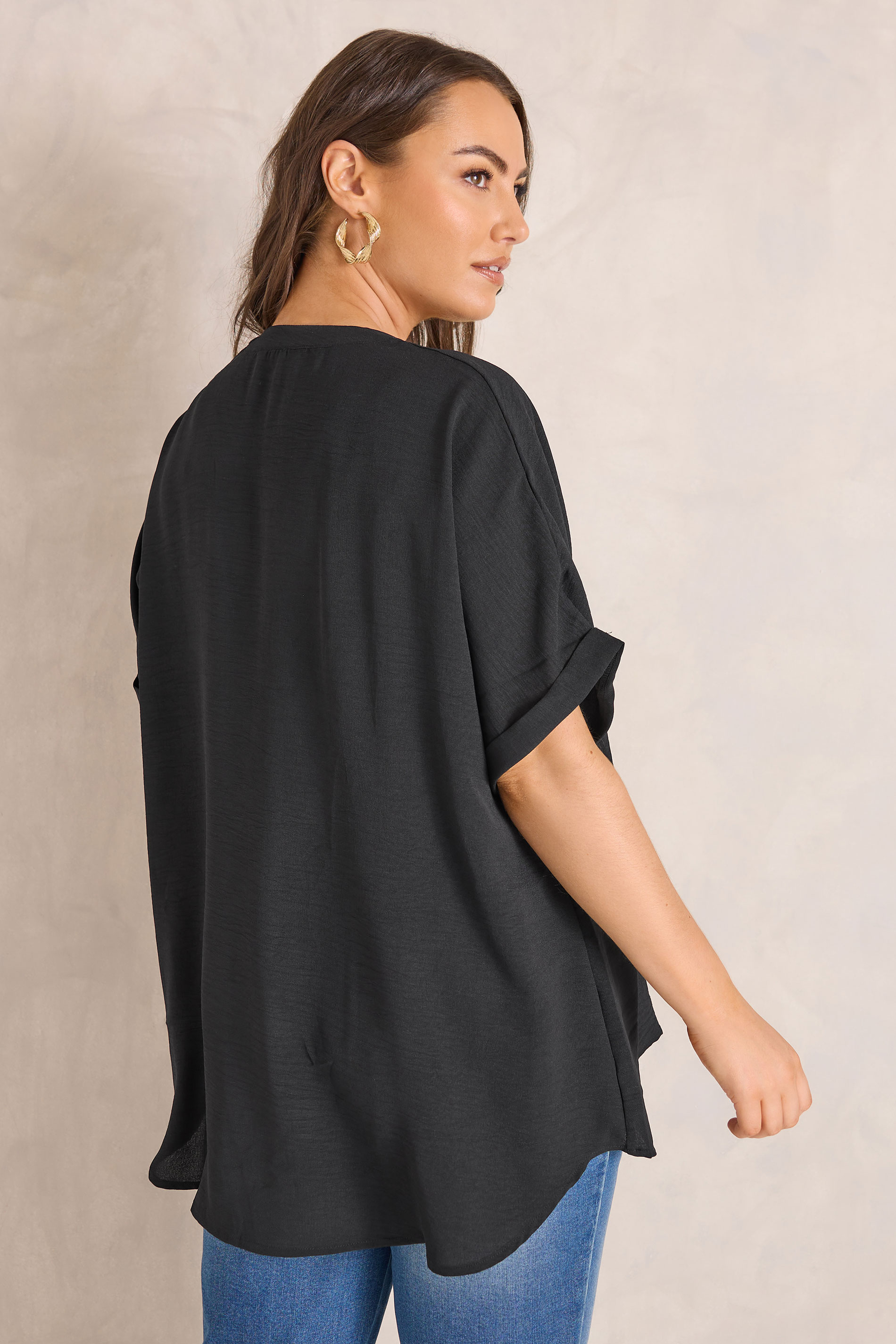 EVANS Plus Size 2 Pack Black And White Utility Shirts | Evans 5