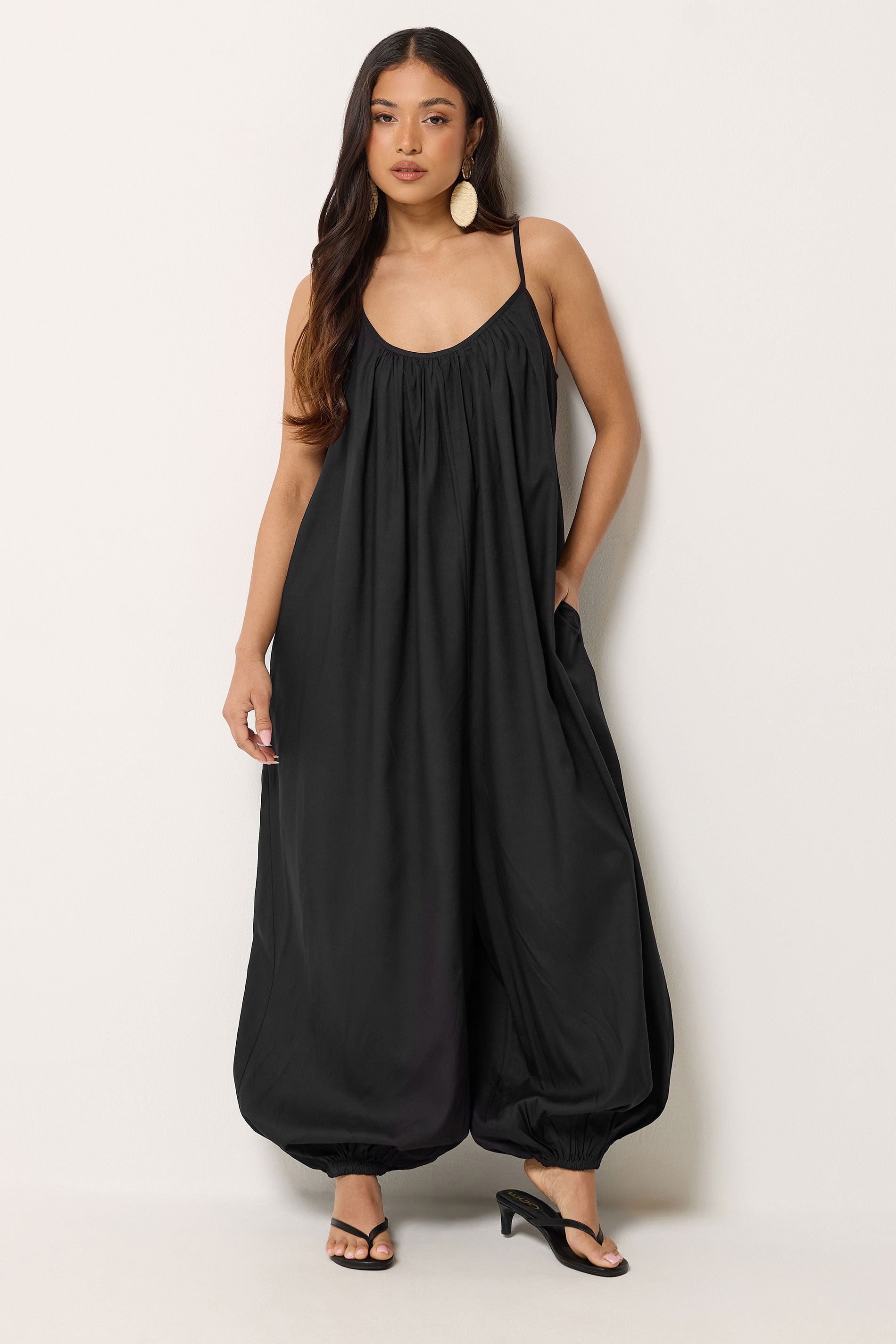 PixieGirl Petite Women’s Black Balloon Jumpsuit | PixieGirl 5
