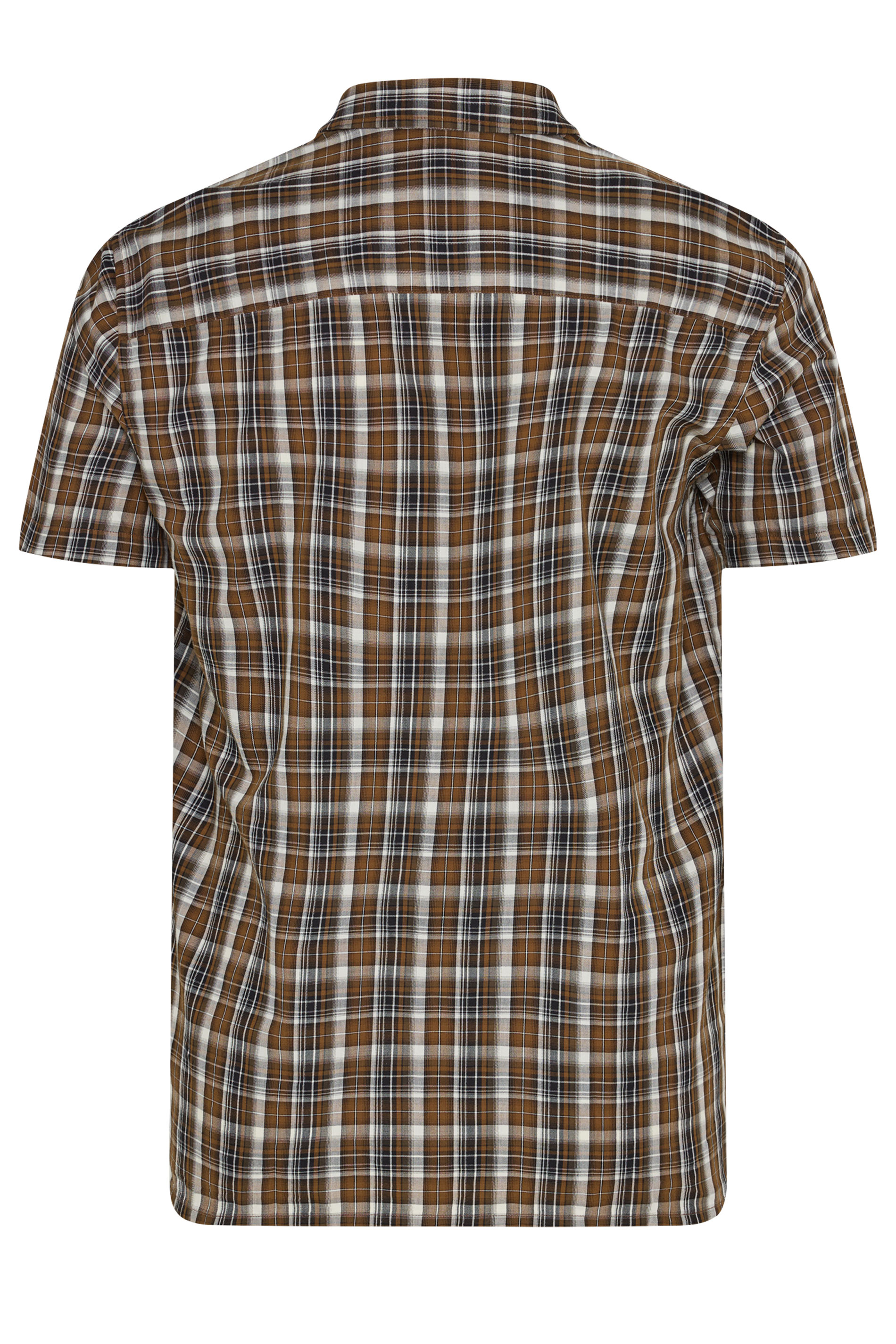 BadRhino Big & Tall Brown Check Shirt | BadRhino 2