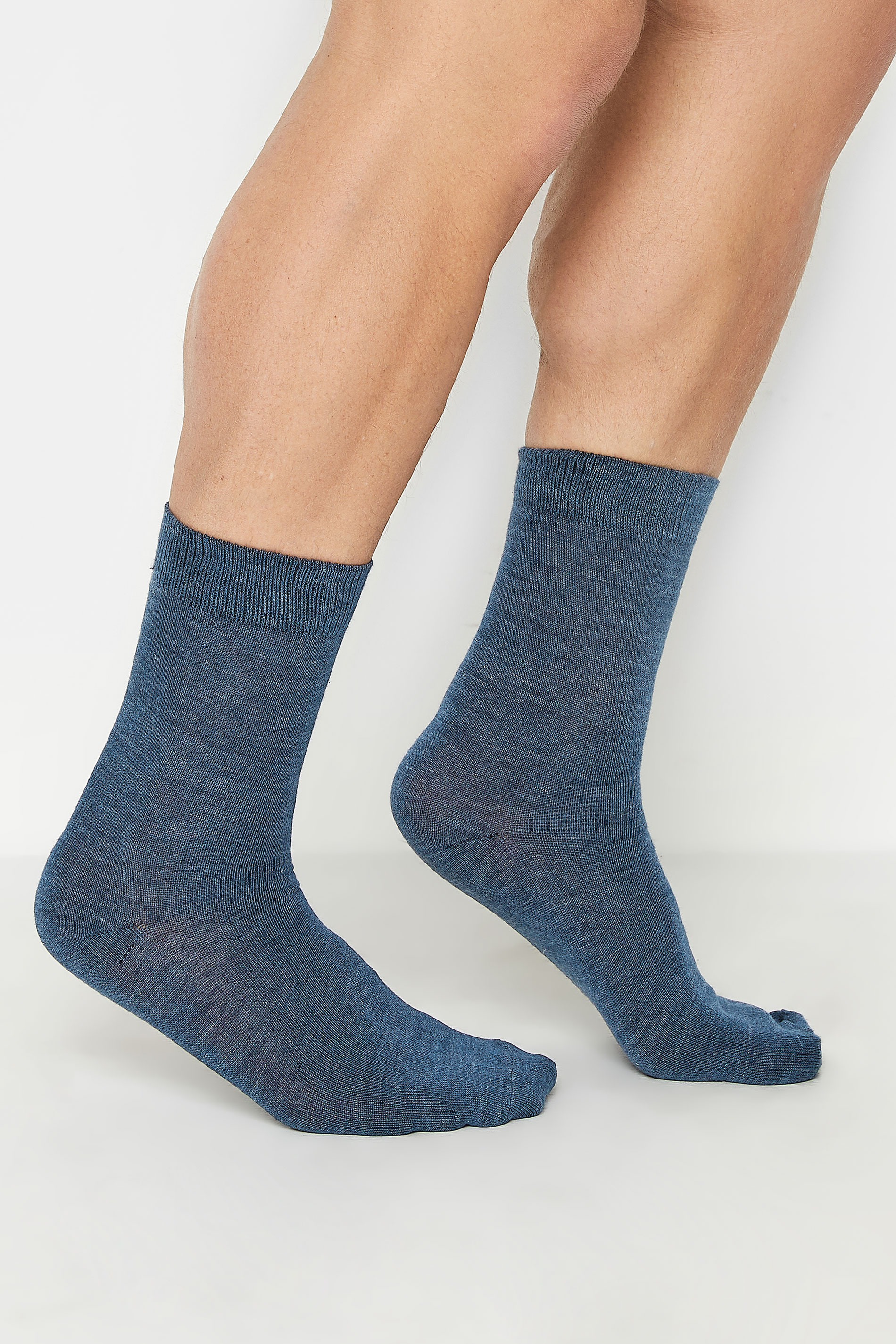 BadRhino Blue & Grey 5 Pack Ankle Socks | BadRhino 2