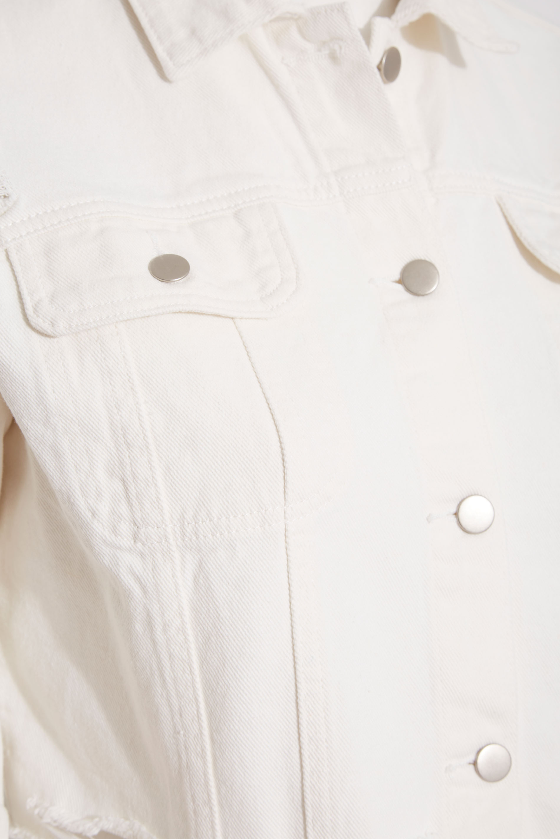 White Distressed Denim Jacket – A Little Bird Boutique