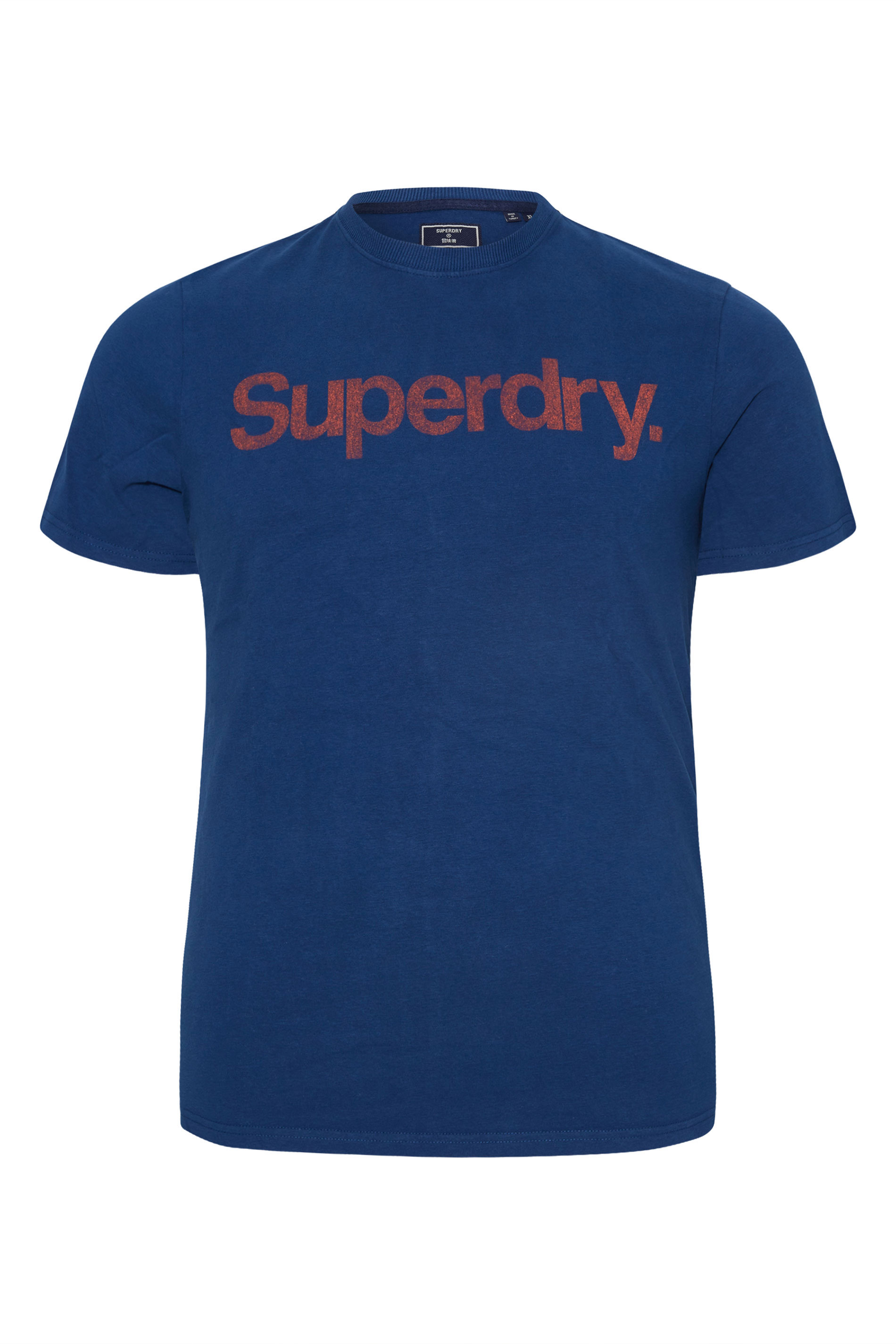 SUPERDRY Big & Tall Blue Vintage Logo T-Shirt 1