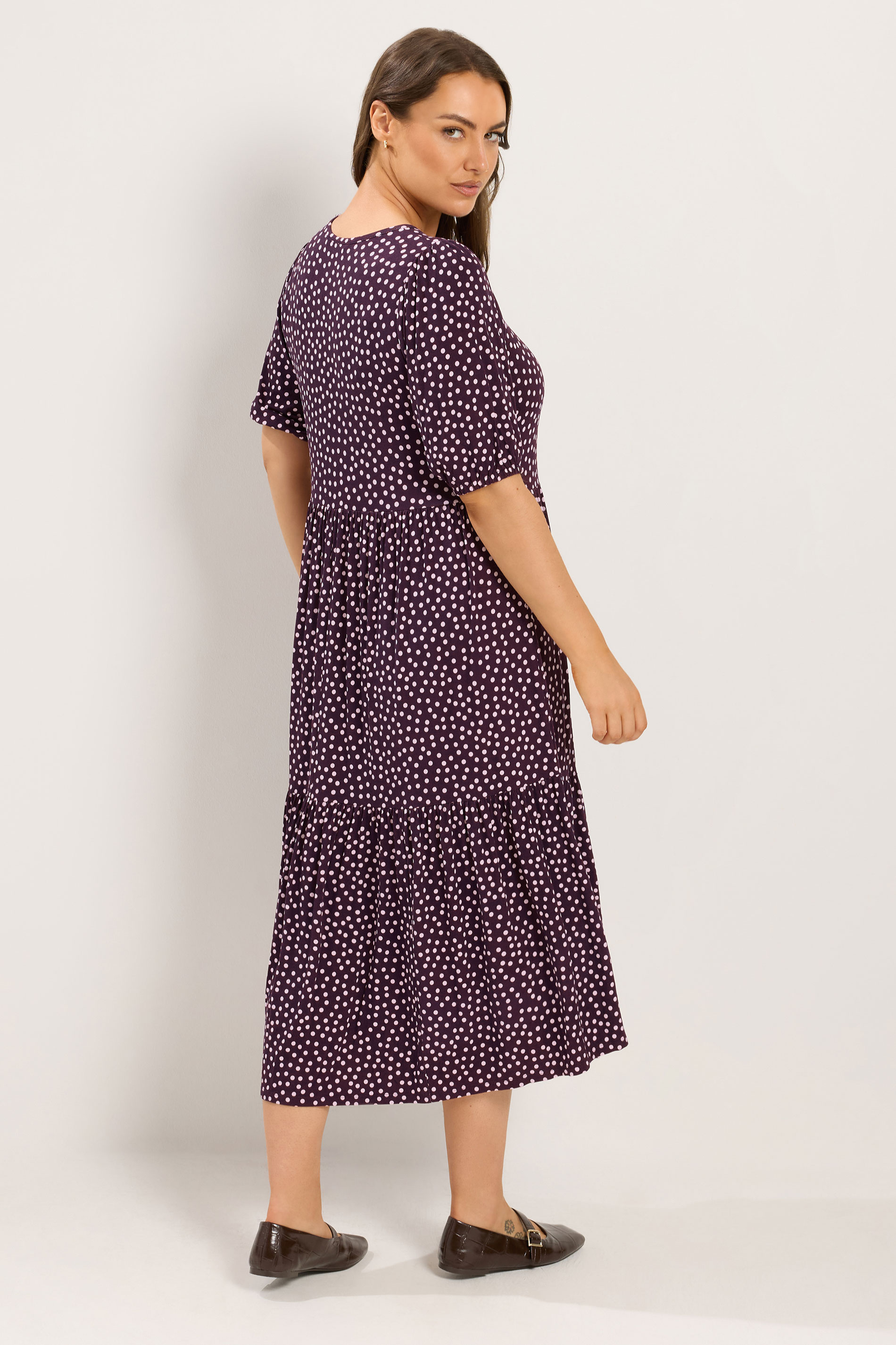 YOURS Plus Size Polka Dot Maxi Dress | Yours Clothing 2