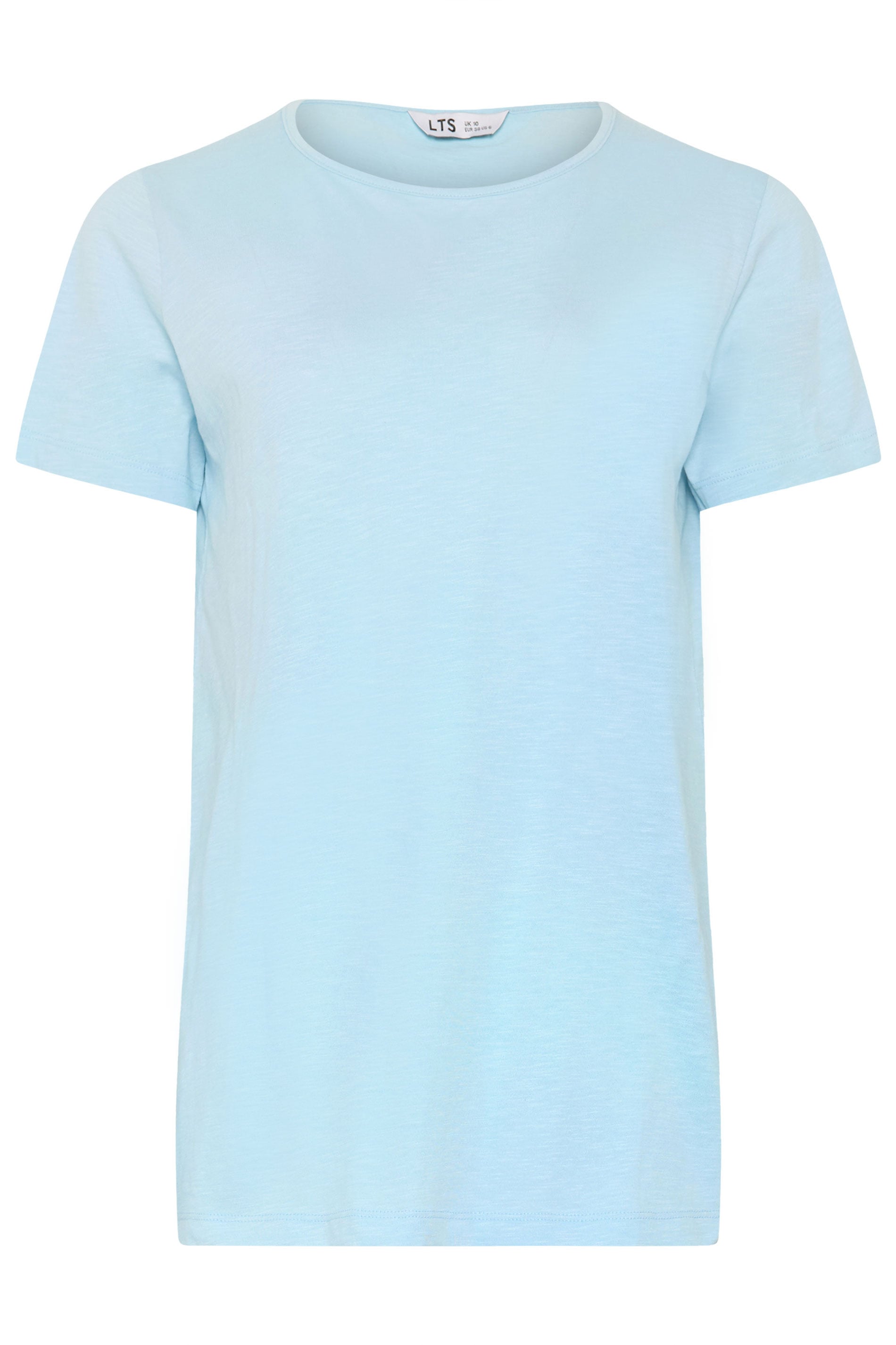 LTS Tall 3 PACK Women's Chocolate Brown & Light Blue Cotton V-Neck T-Shirts | Long Tall Sally 10