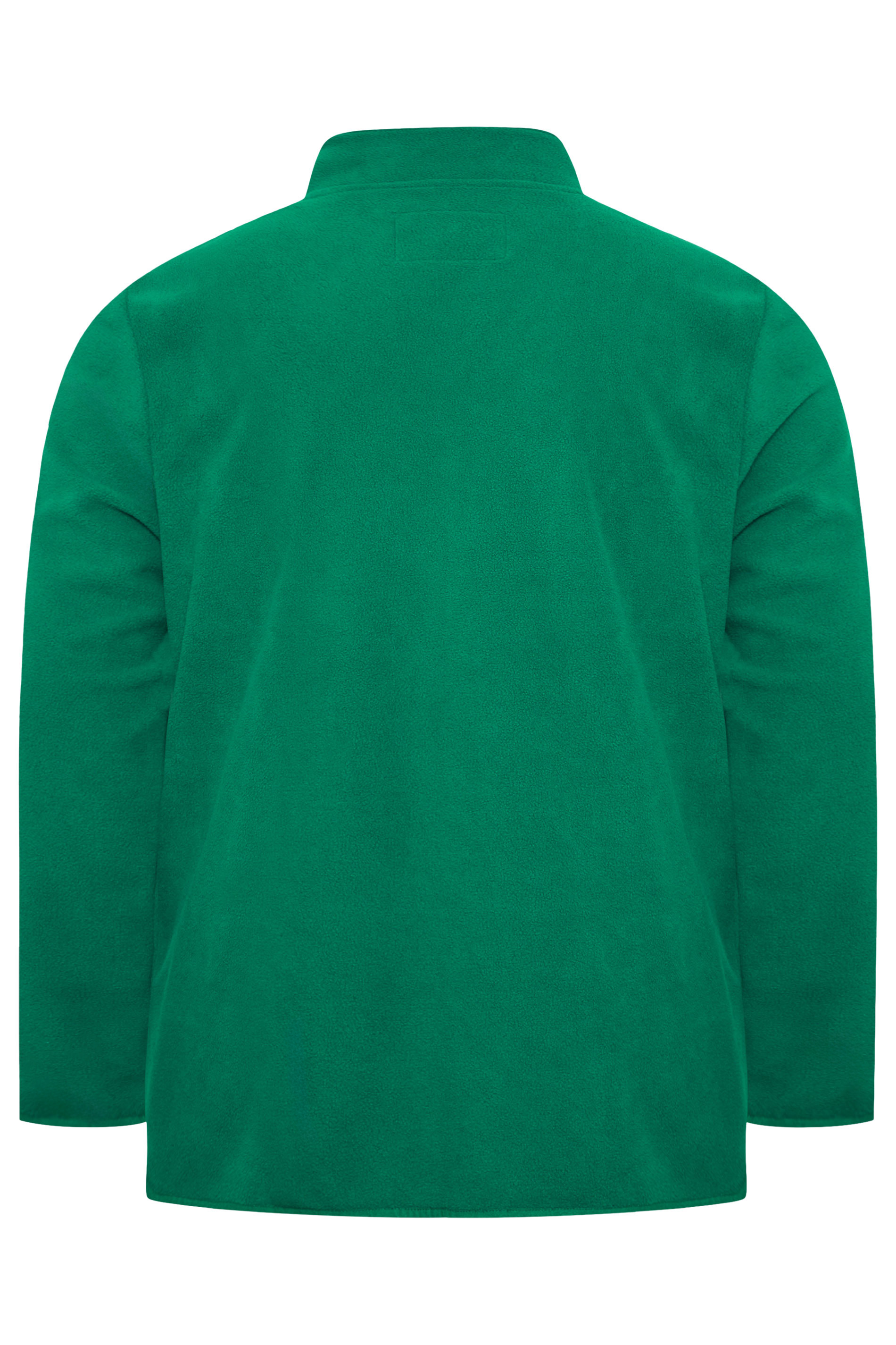 BadRhino Big & Tall Green Essential Zip Through Fleece | BadRhino 3