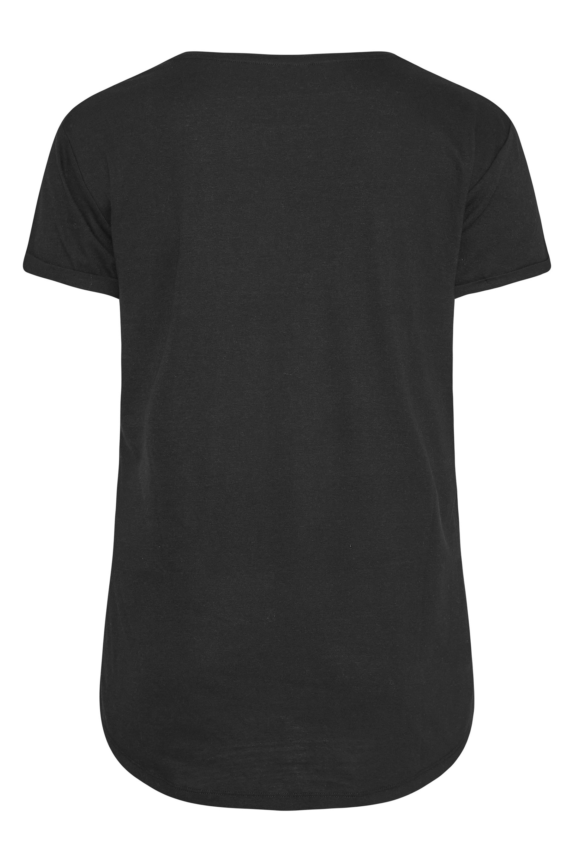 Grande taille  Tops Grande taille  T-Shirts | T-Shirt Noir Coeurs & Lèvres - WD73025