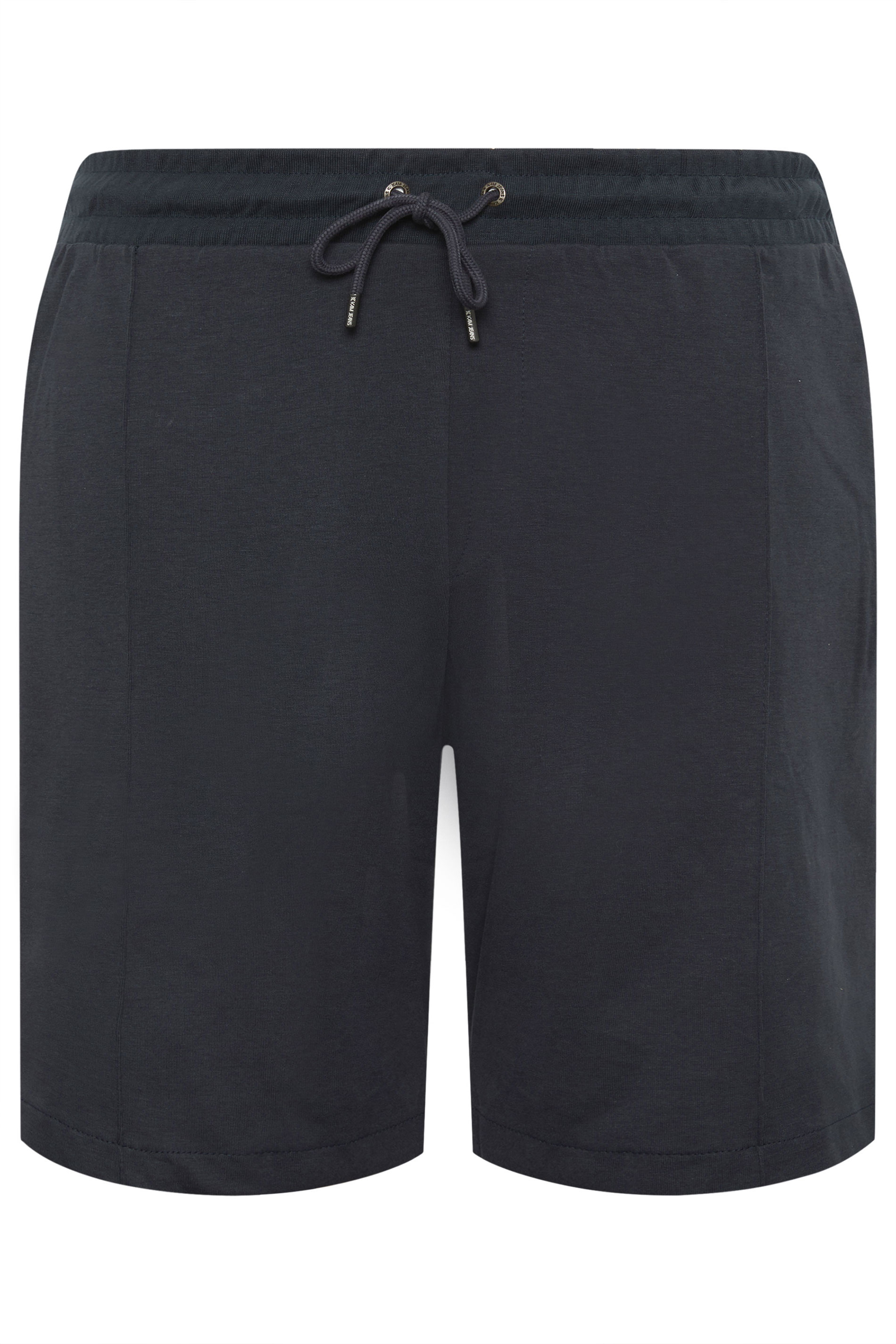 KAM Big & Tall Navy Blue Interlock Shorts | BadRhino 2