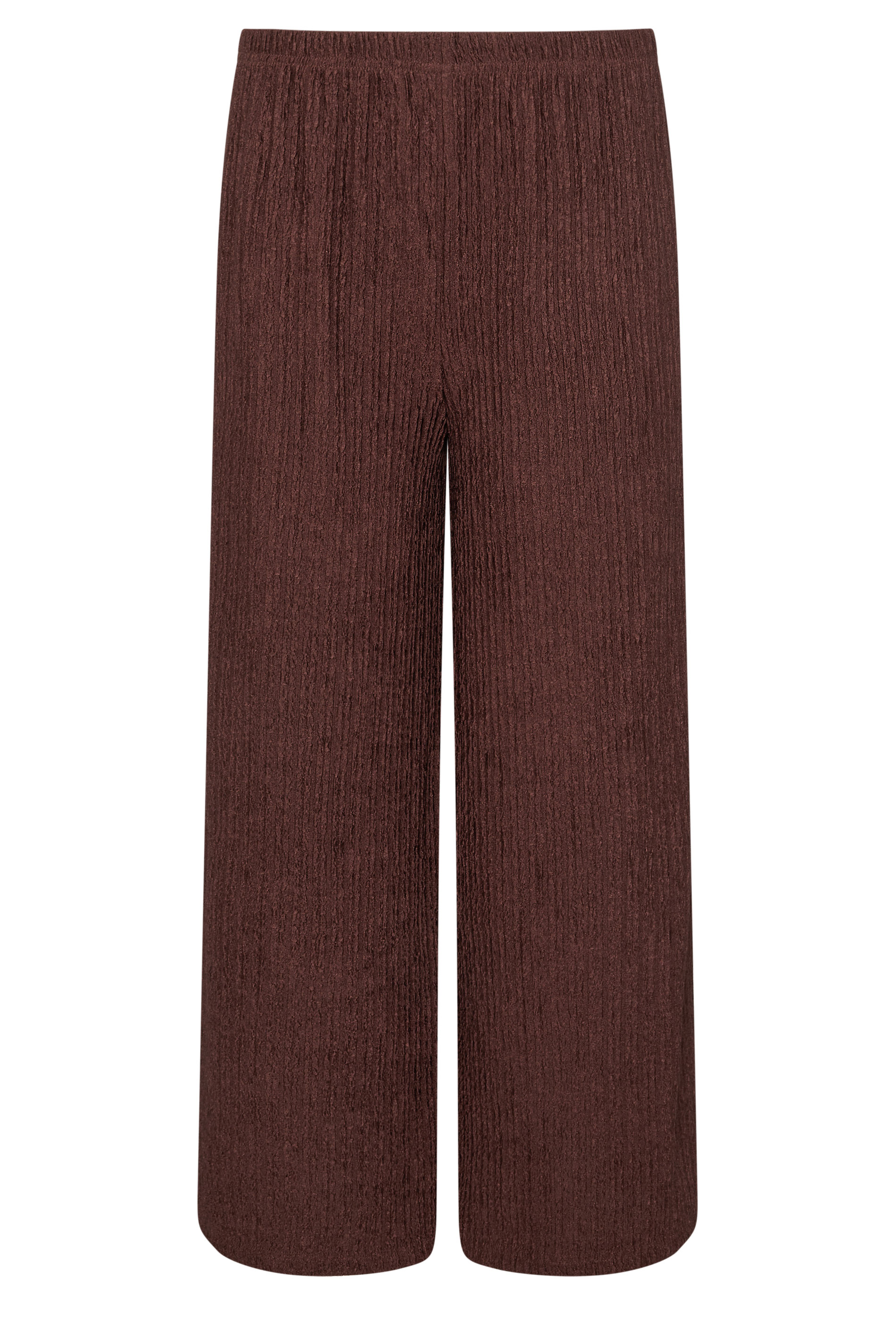 M&Co Rust Brown Wide Leg Cropped Trousers | M&Co 5