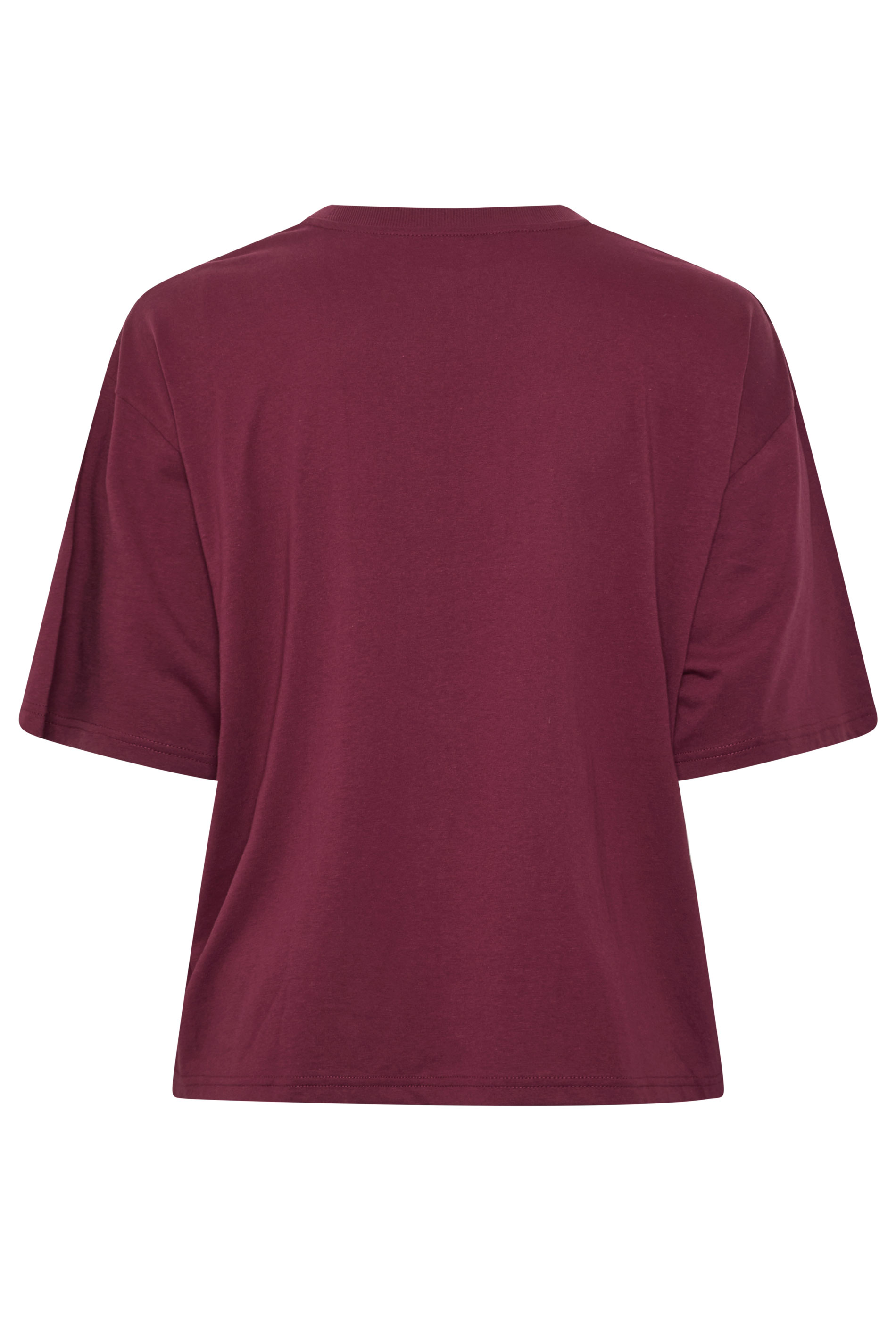 LIMITED COLLECTION Plus Size Dark Red Bow Beaded Top 2