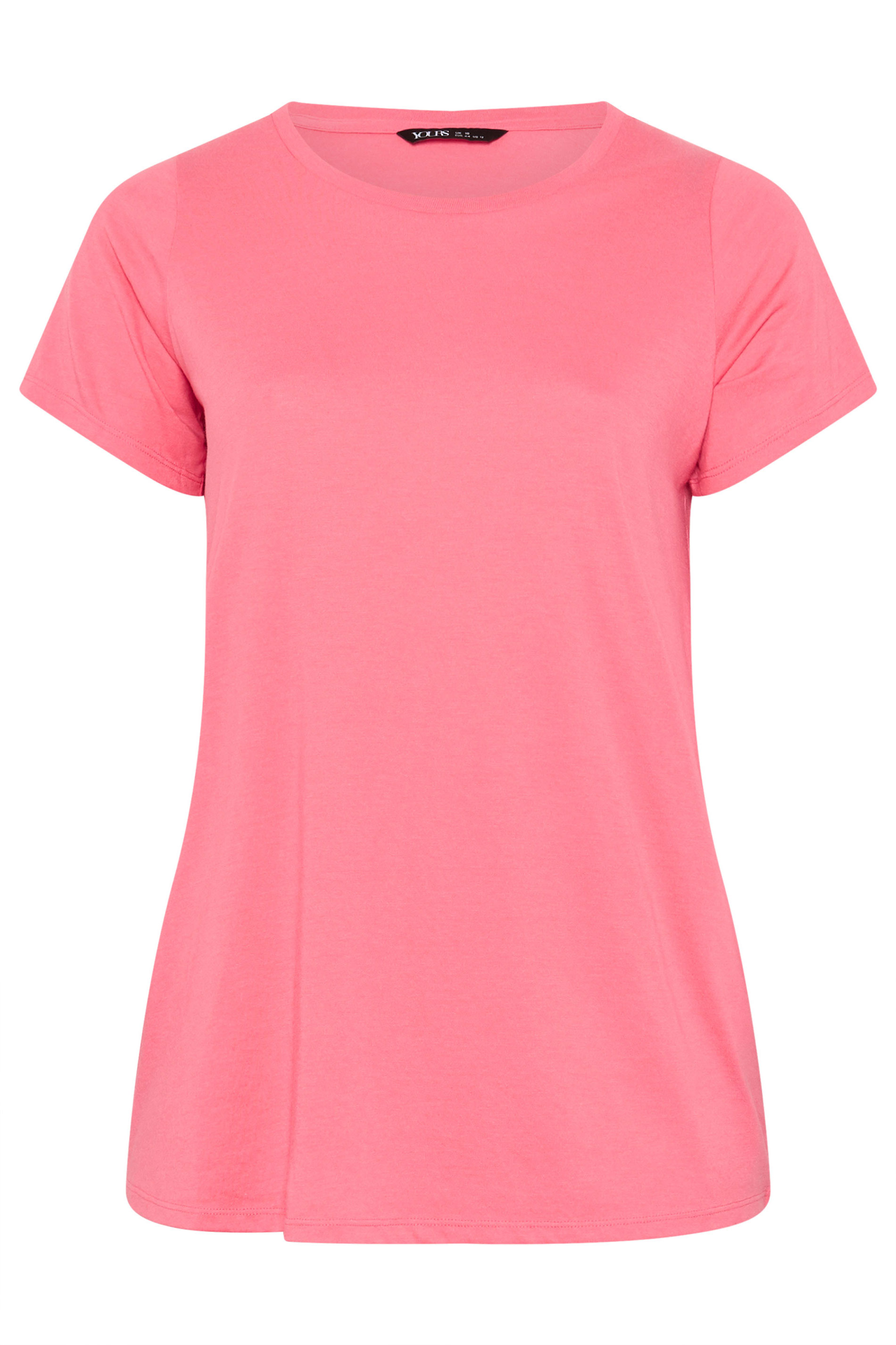 YOURS 5 PACK Plus Size Pink & Orange Core T-Shirts | Yours Clothing 13