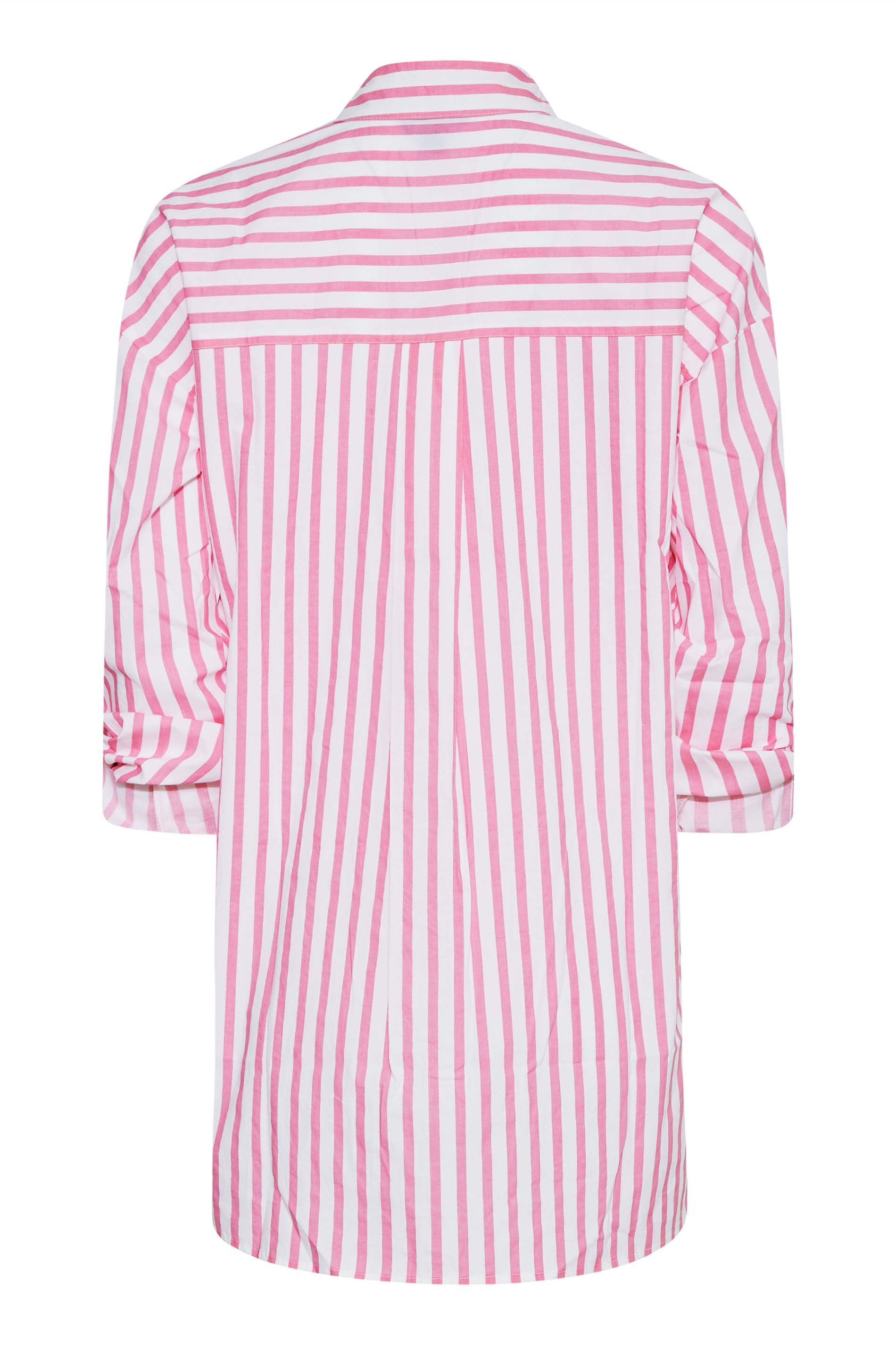 LTS Tall Women's Hot Pink Oversized Cotton Shirt