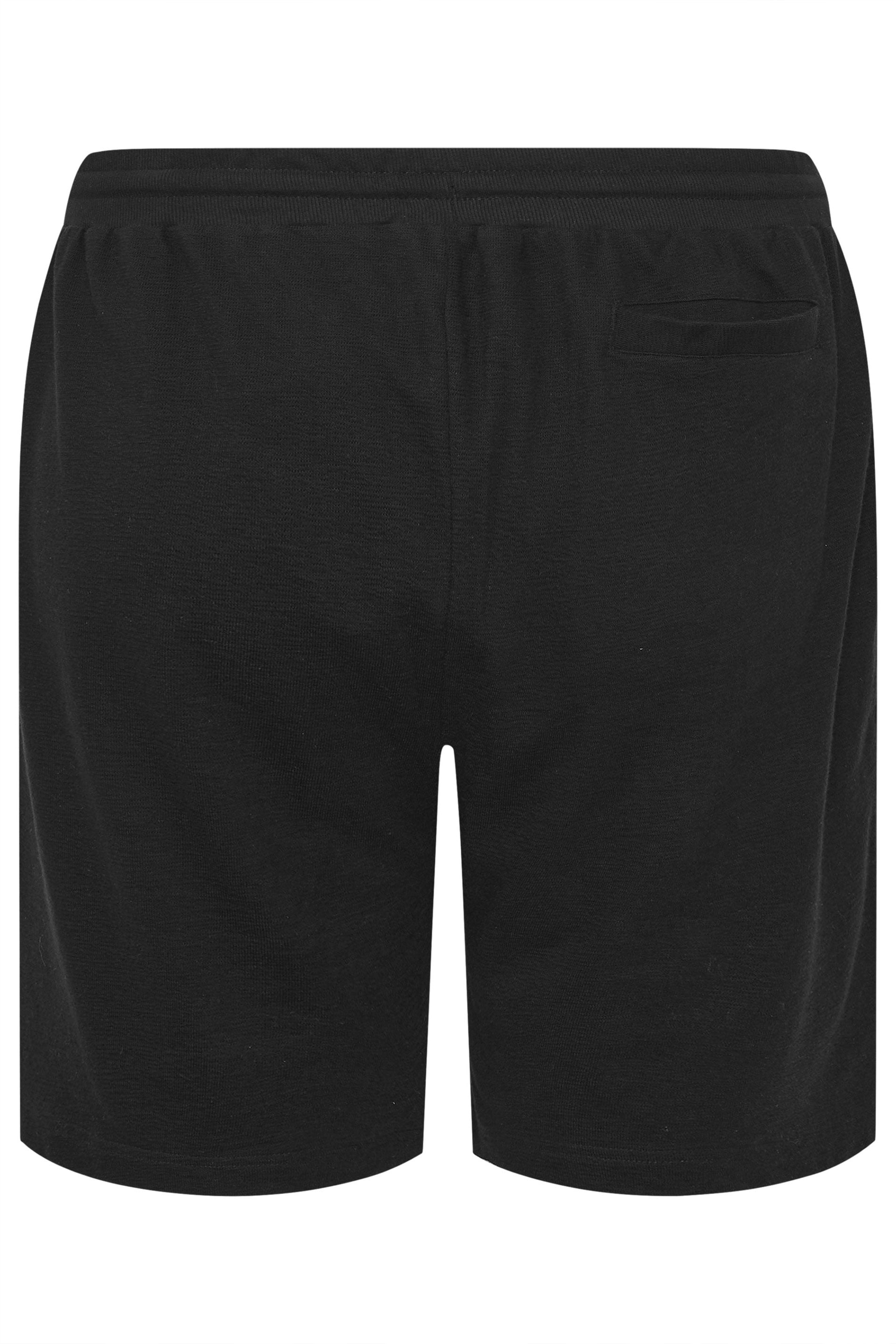 BadRhino Big & Tall Black Jersey Shorts | BadRhino 6