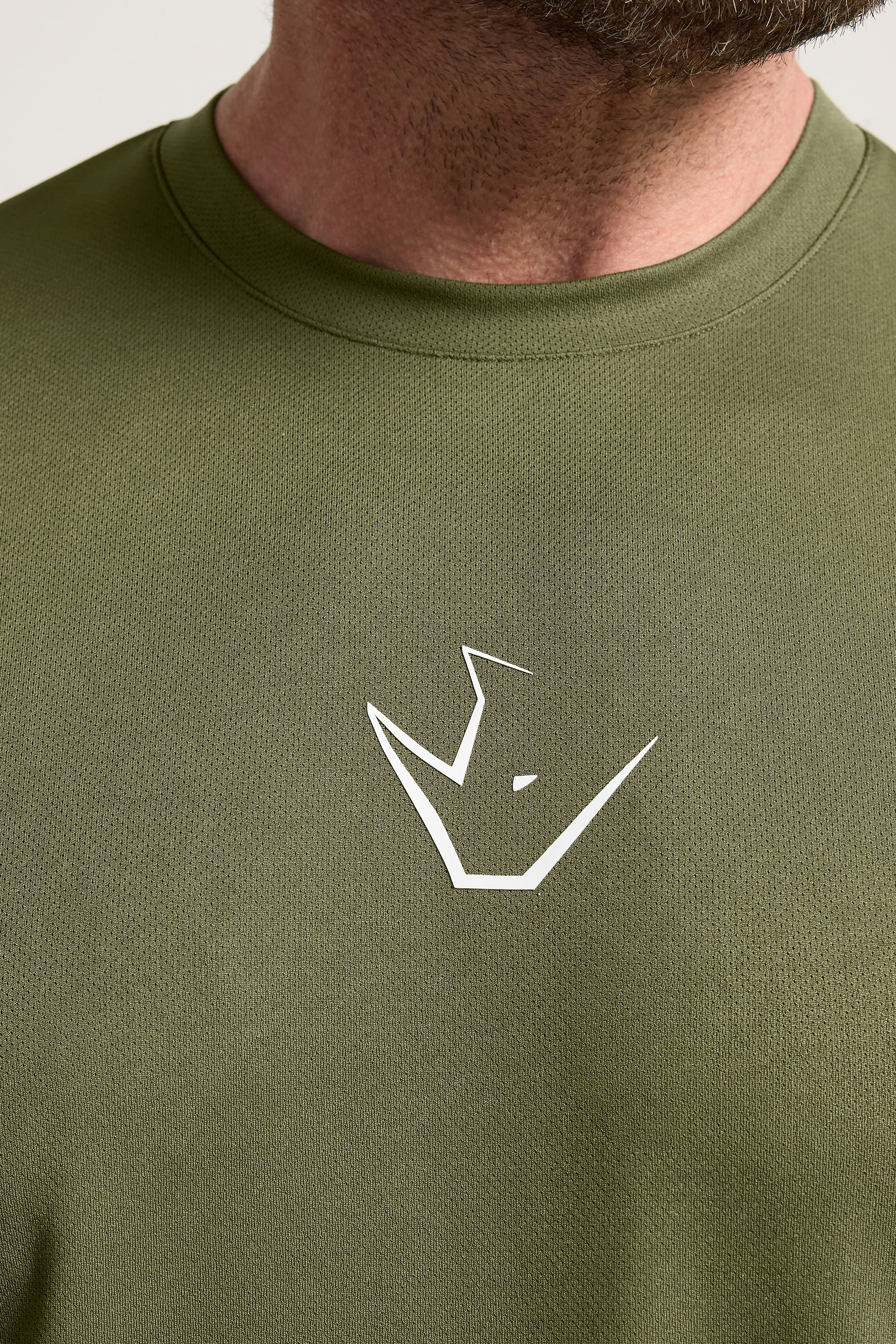 IronRhino Big & Tall Olive Green Performance T-Shirt | BadRhino 4