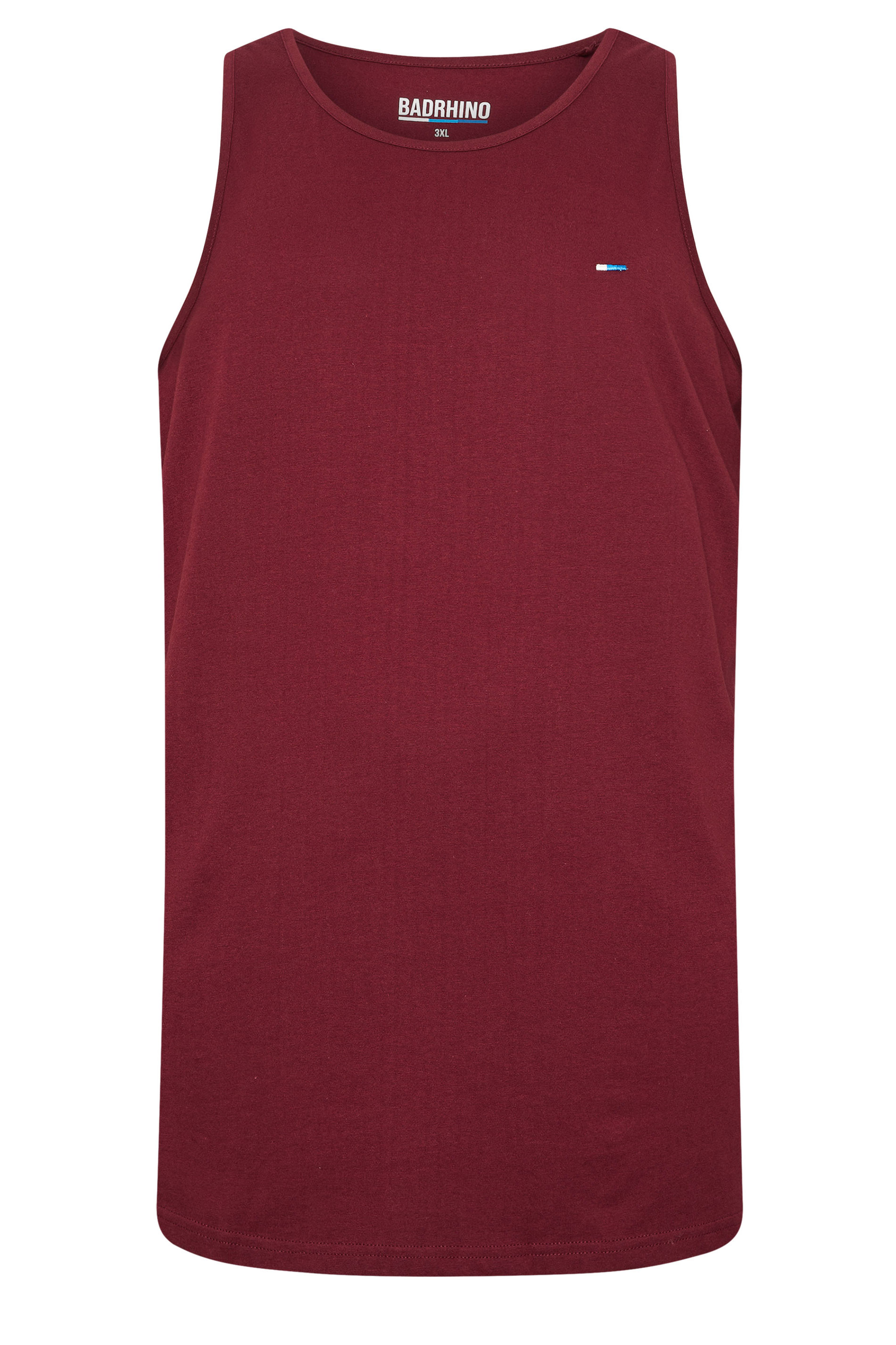 BadRhino Big & Tall White/Yellow/Blue/Red/Green 5 Pack Vest Tops | BadRhino 14