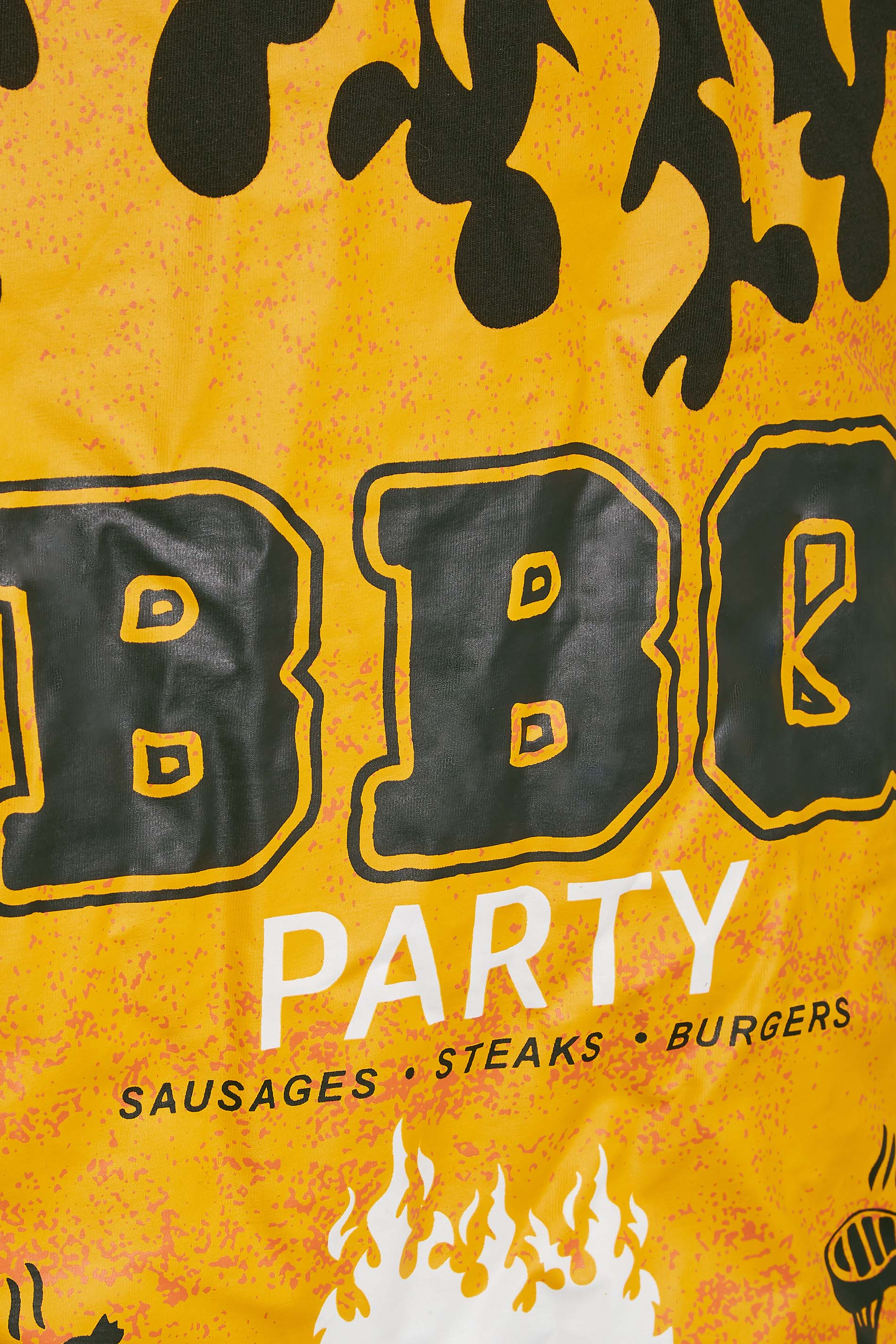 BadRhino Big & Tall Black BBQ Party Print Vest | BadRhino 2